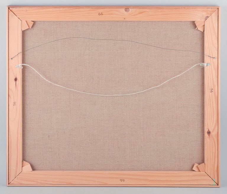 K. Börjesson, Swedish artist. Oil on canvas. Abstract composition. - 7