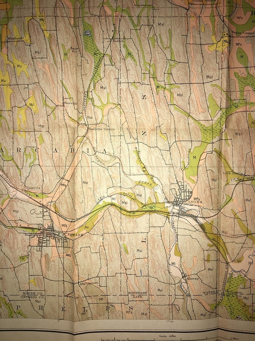 Soil Map New York. Lyons Sheet. - 2
