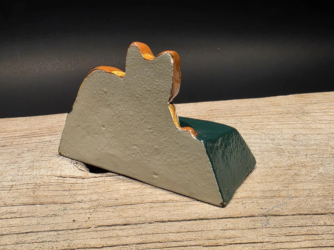 Cast Iron Cat Door Stop Wedge - 4