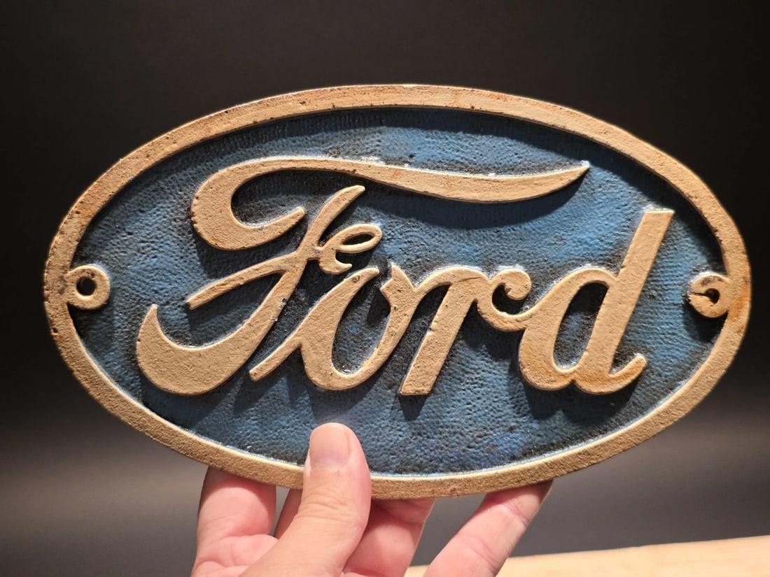 Cast Iron Ford Plaque Sign - 14