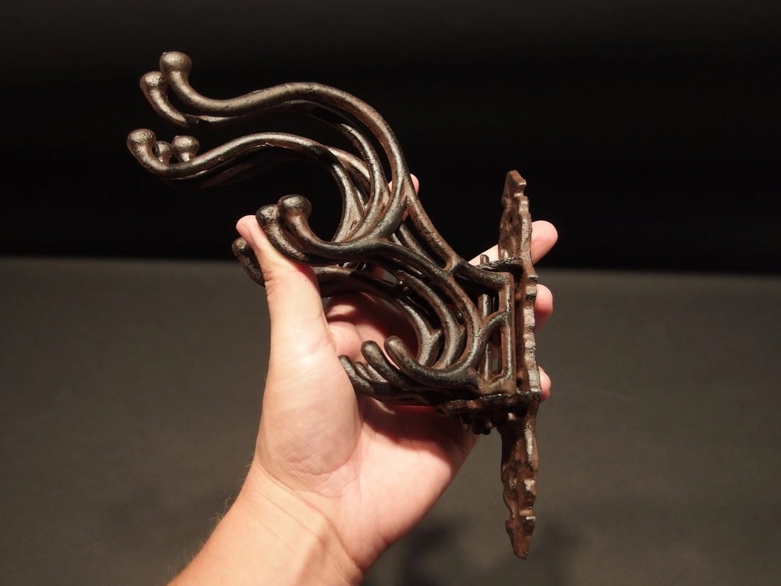 Swivel Folding Coat Hanger Rust Finish - 4