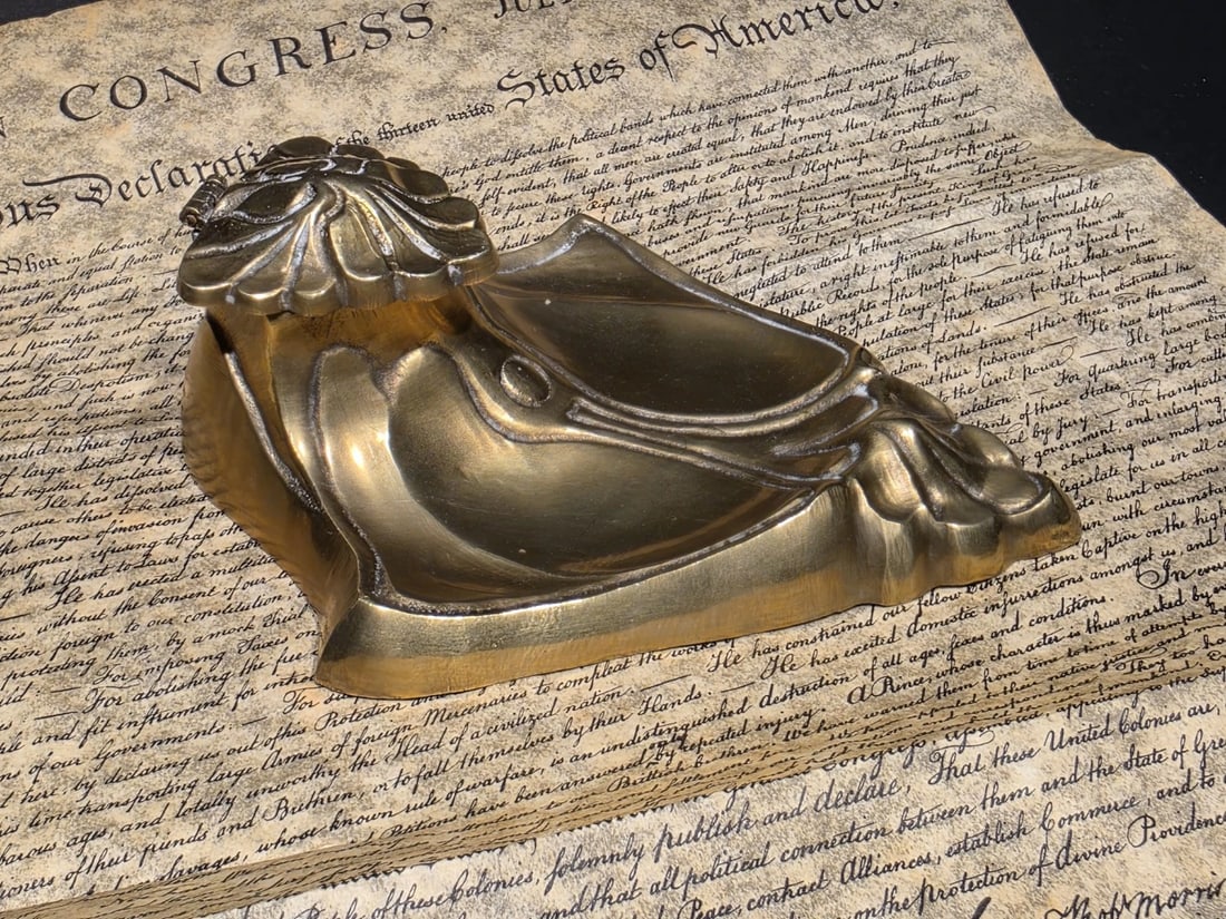 Brass Inkwell Ink pot Bottle - 12