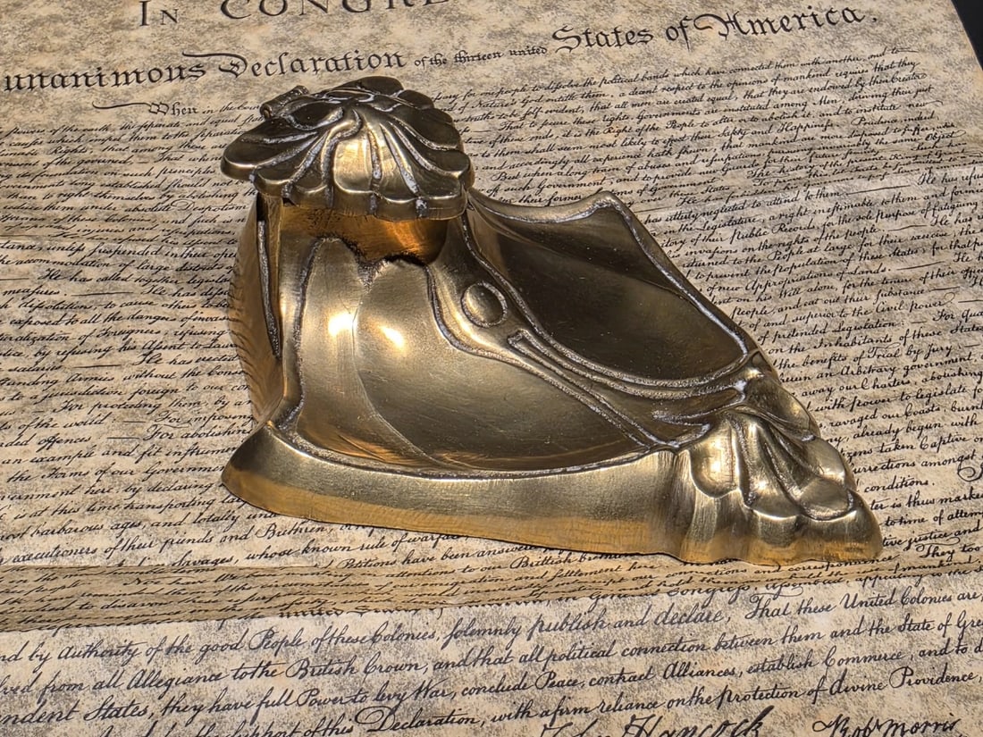 Brass Inkwell Ink pot Bottle - 2