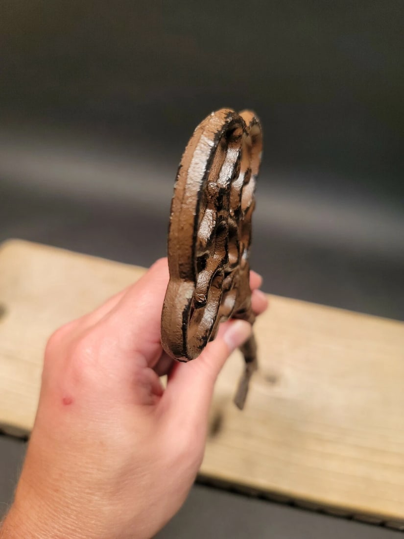 Cast Iron Large Ornate Skeleton Key - 13