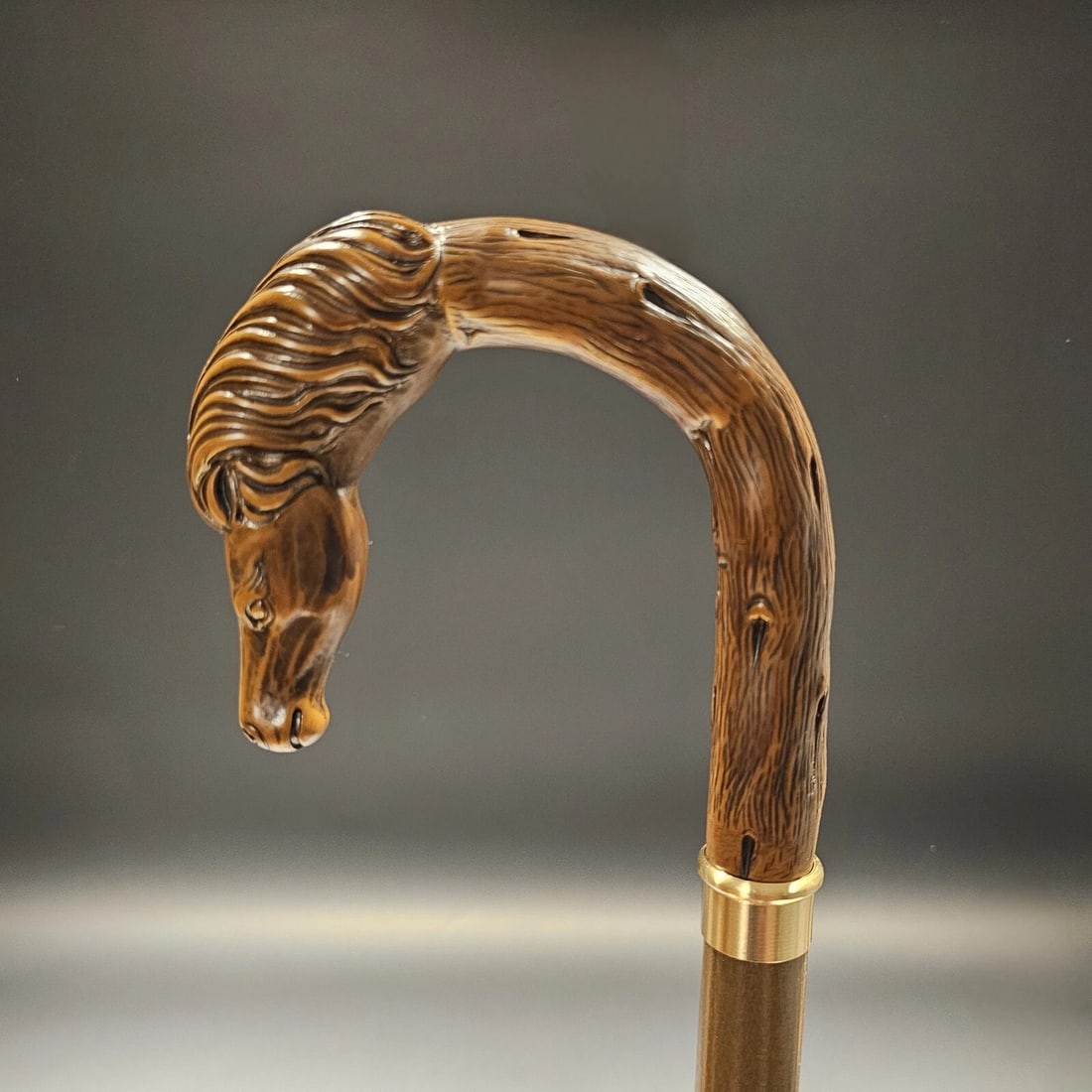 36" Horse Head Walking Stick Cane - 16