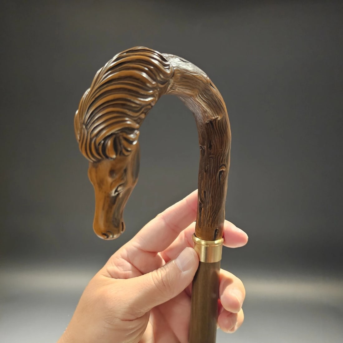 36" Horse Head Walking Stick Cane - 5