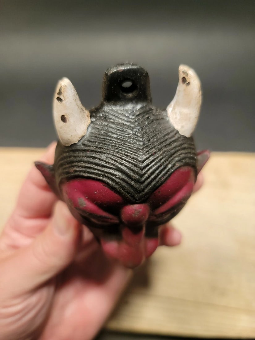 Cast Iron folk art Devil Wall mount Bottle Opener - 9