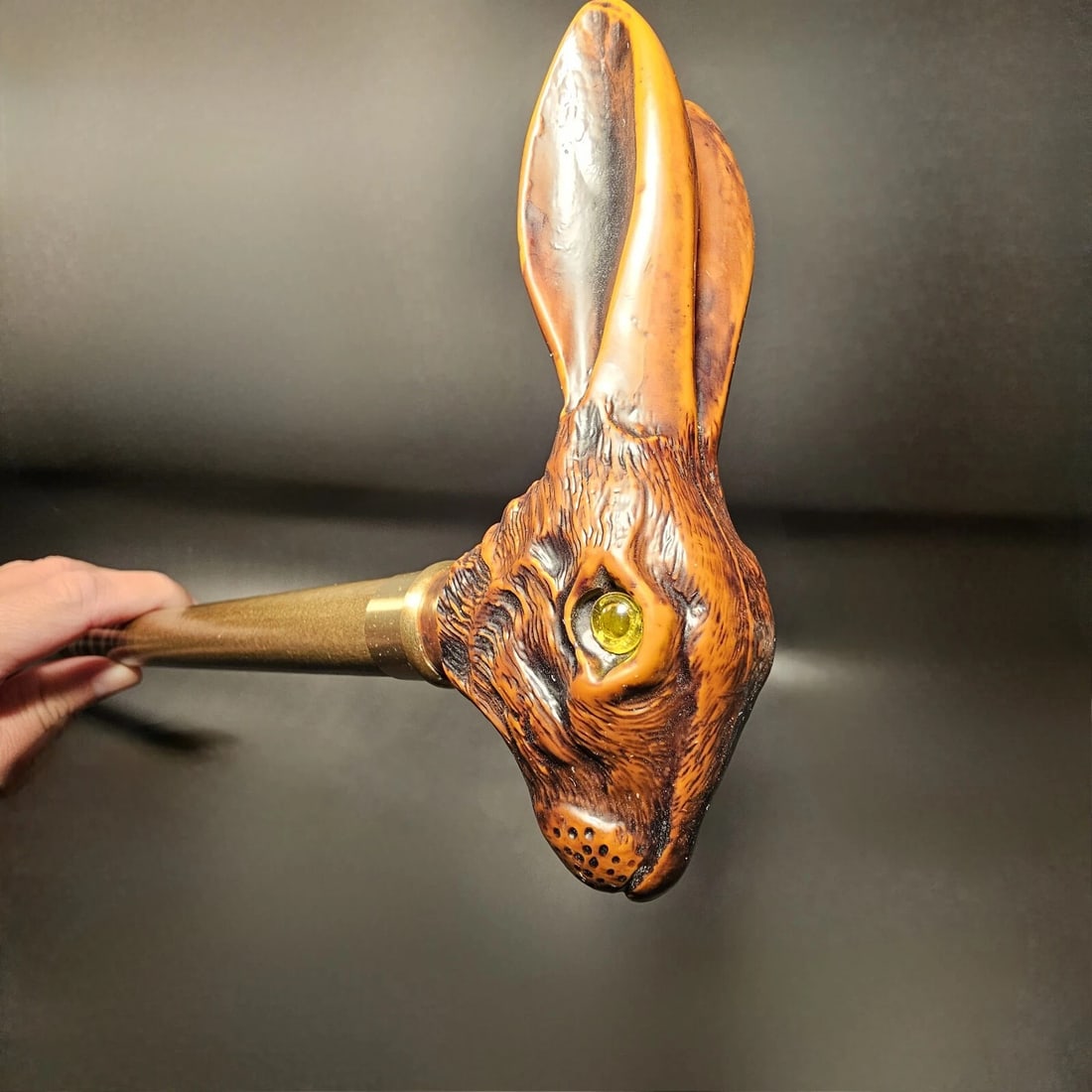 36" Jack Rabbit Walking Stick Cane - 11