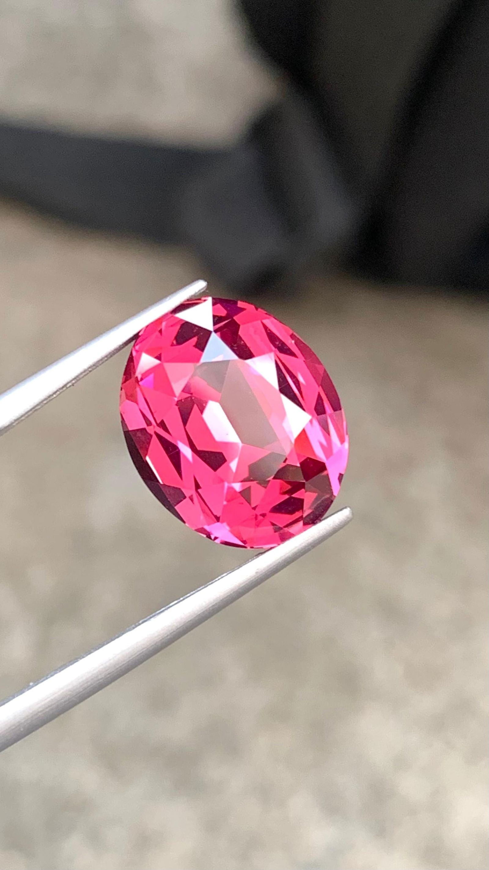 Raspberry Pink Garnet Gemstone From Kala Lani, Tanga Mine In Tanzania, 7.45 Ct - 2