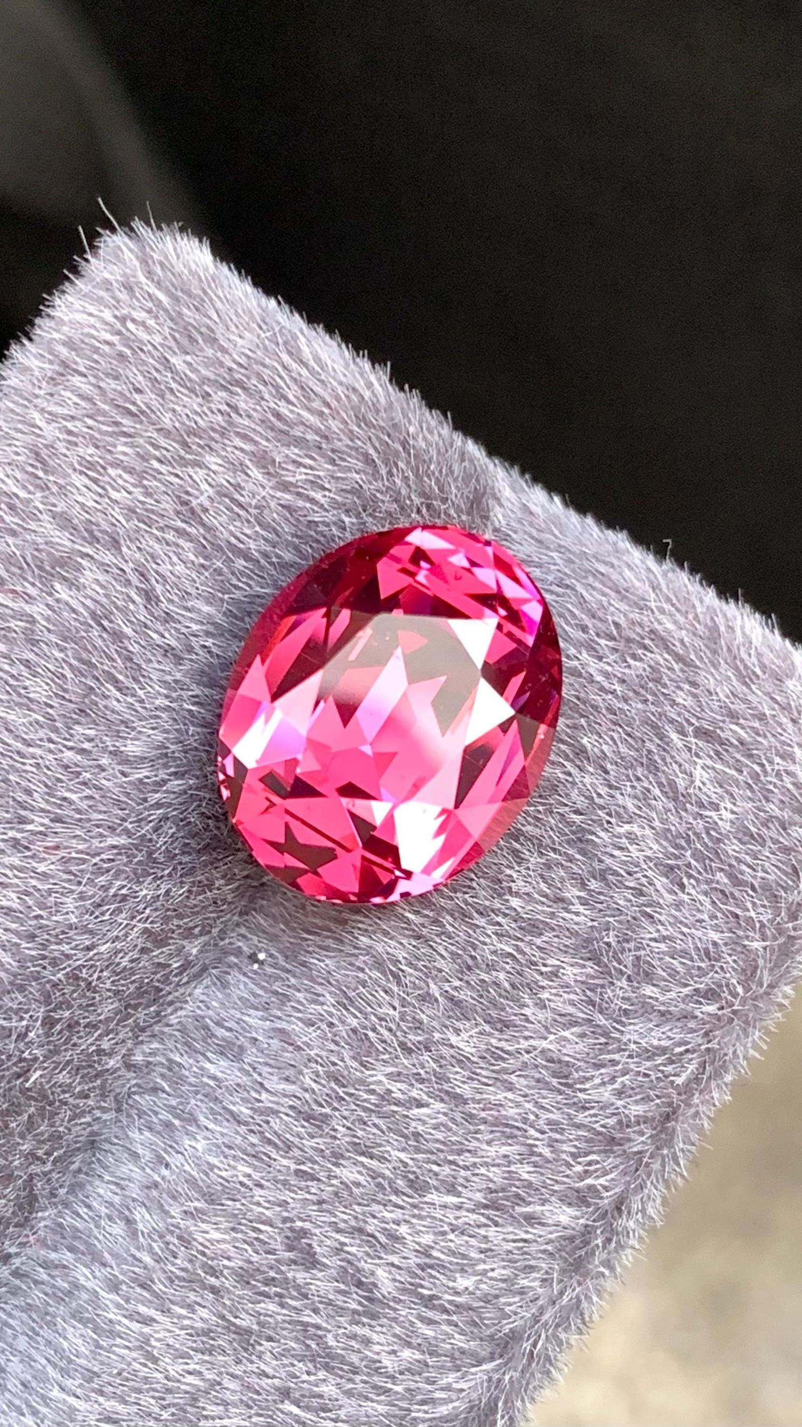 Raspberry Pink Garnet Gemstone From Kala Lani, Tanga Mine In Tanzania, 7.45 Ct - 5