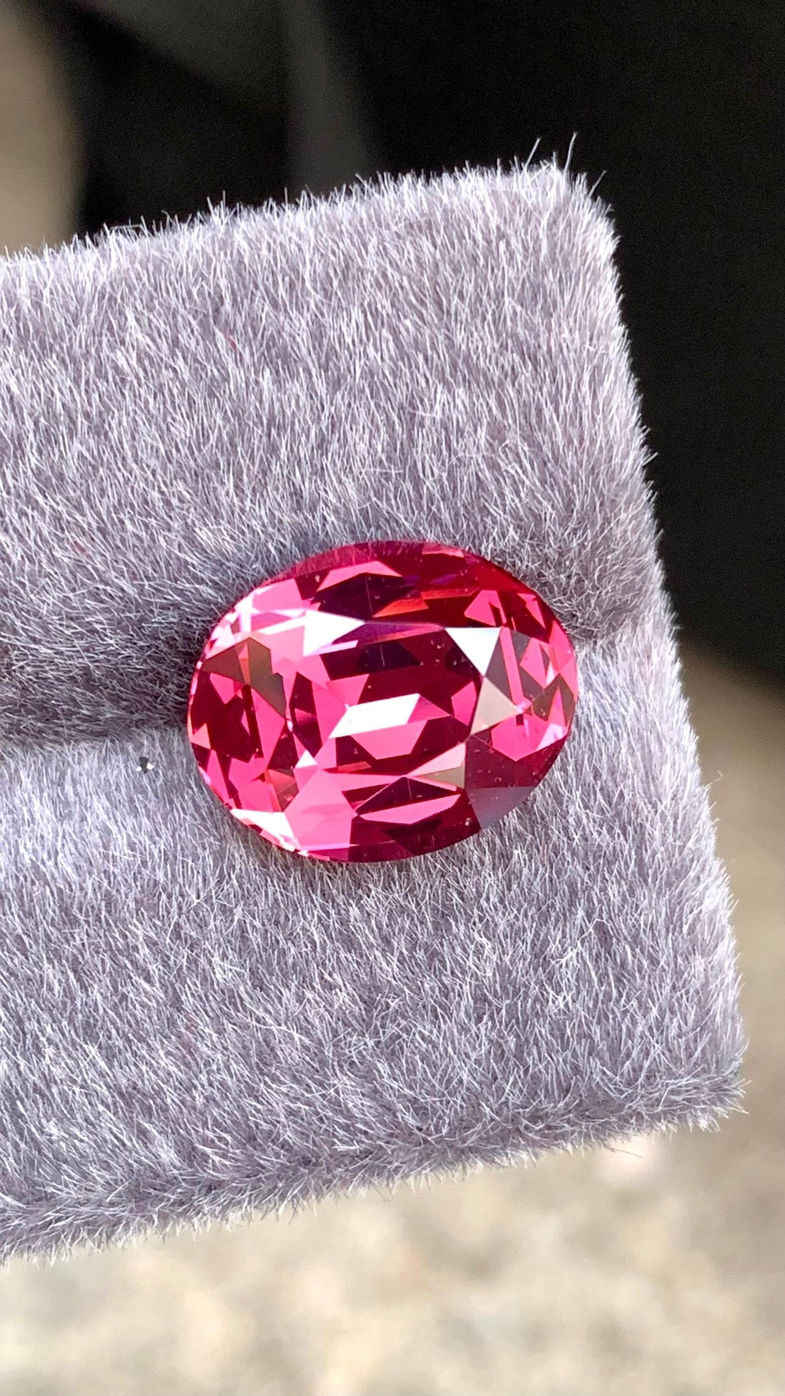 Raspberry Pink Garnet Gemstone From Kala Lani, Tanga Mine In Tanzania, 7.45 Ct - 6