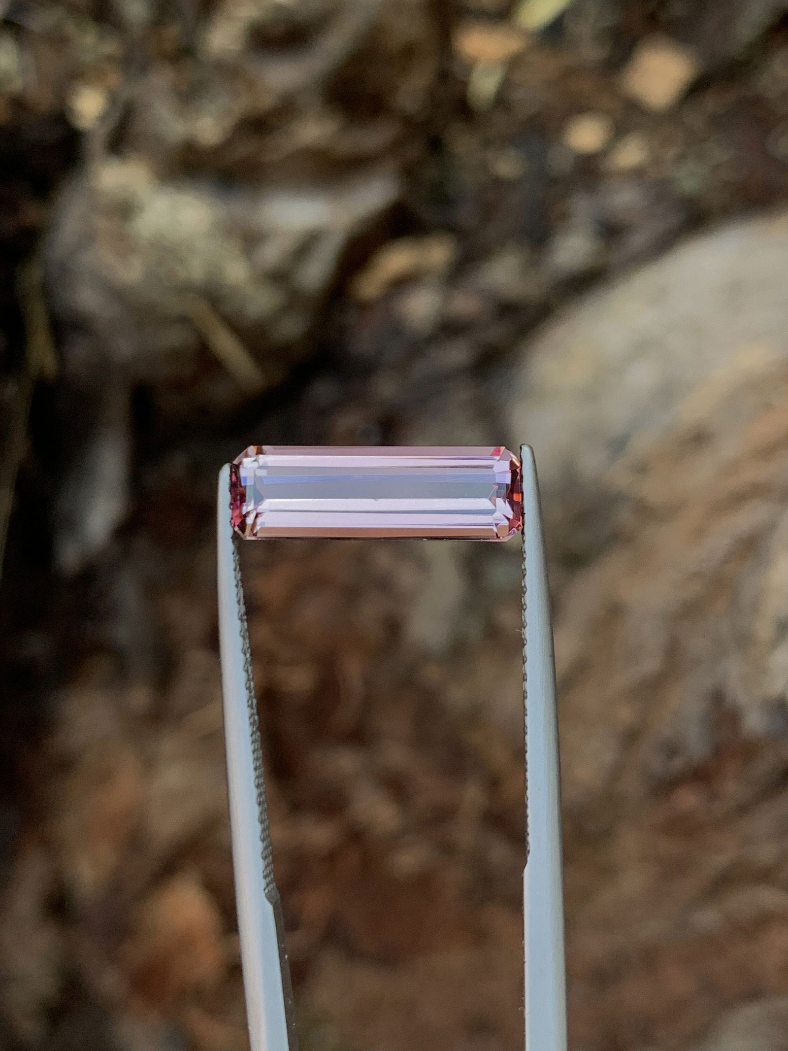 Soft Pink Tourmaline Gemstone: Emerald Cut, Natural Afghanistan Crystal (2.55 Carats): Title: Soft Pink Tourmaline Gemstone: Emerald Cut, Natural Afghanistan Crystal (2.55 Carats) Description: Materials: Gemstone: Tourmaline Carat weight: 2.55 Soft Pink Natural Loose Tourmaline Gemstone