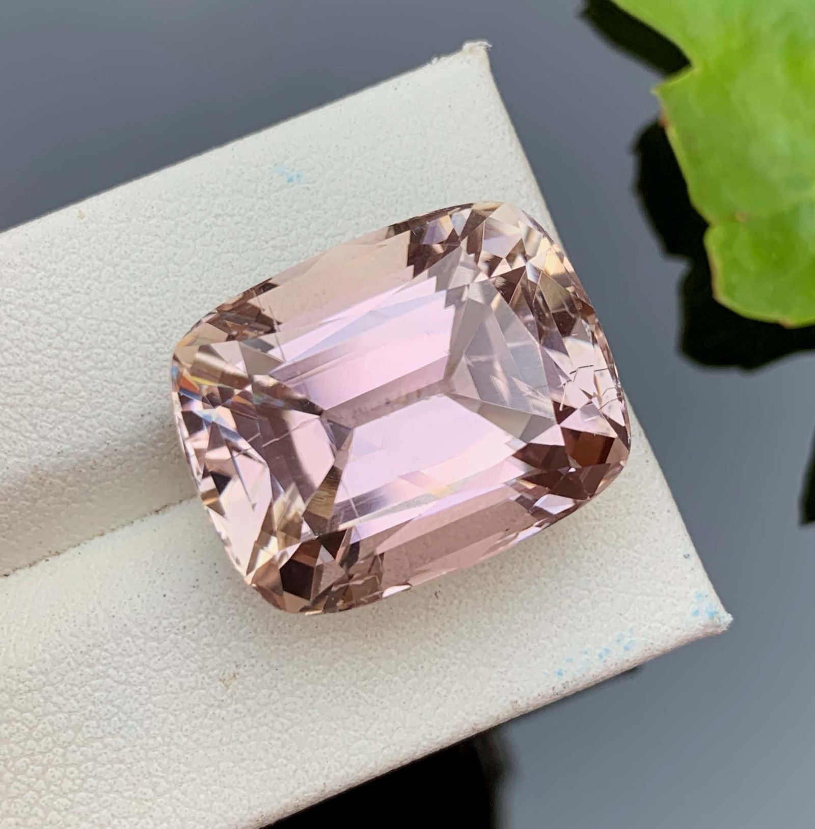 Peach Pink Kunzite Gemstone: 34.20 Carat November Birthstone - 2