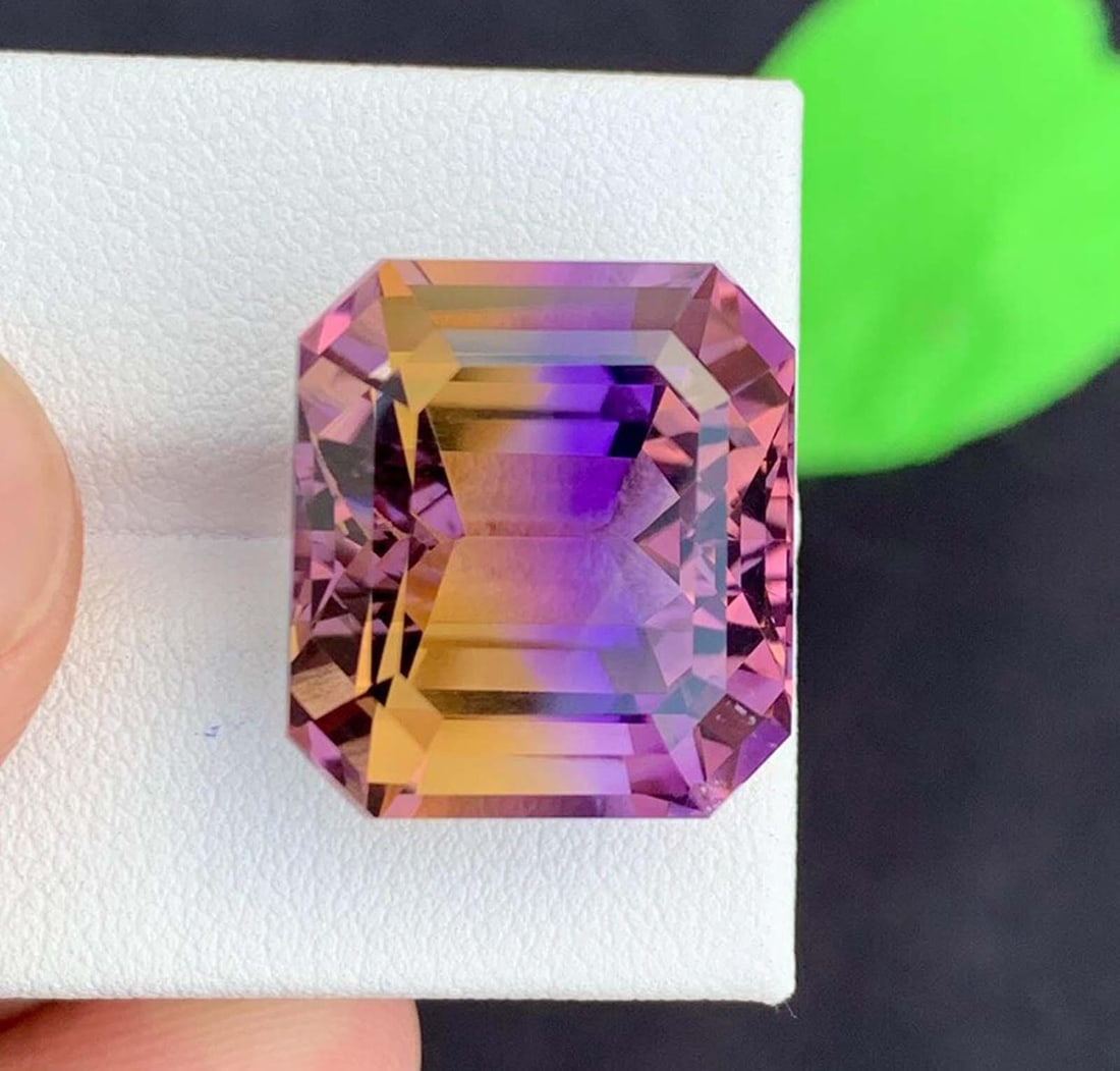 Emerald Cut Ametrine Gemstone: Royal Purple & Golden, February Birthstone - 5