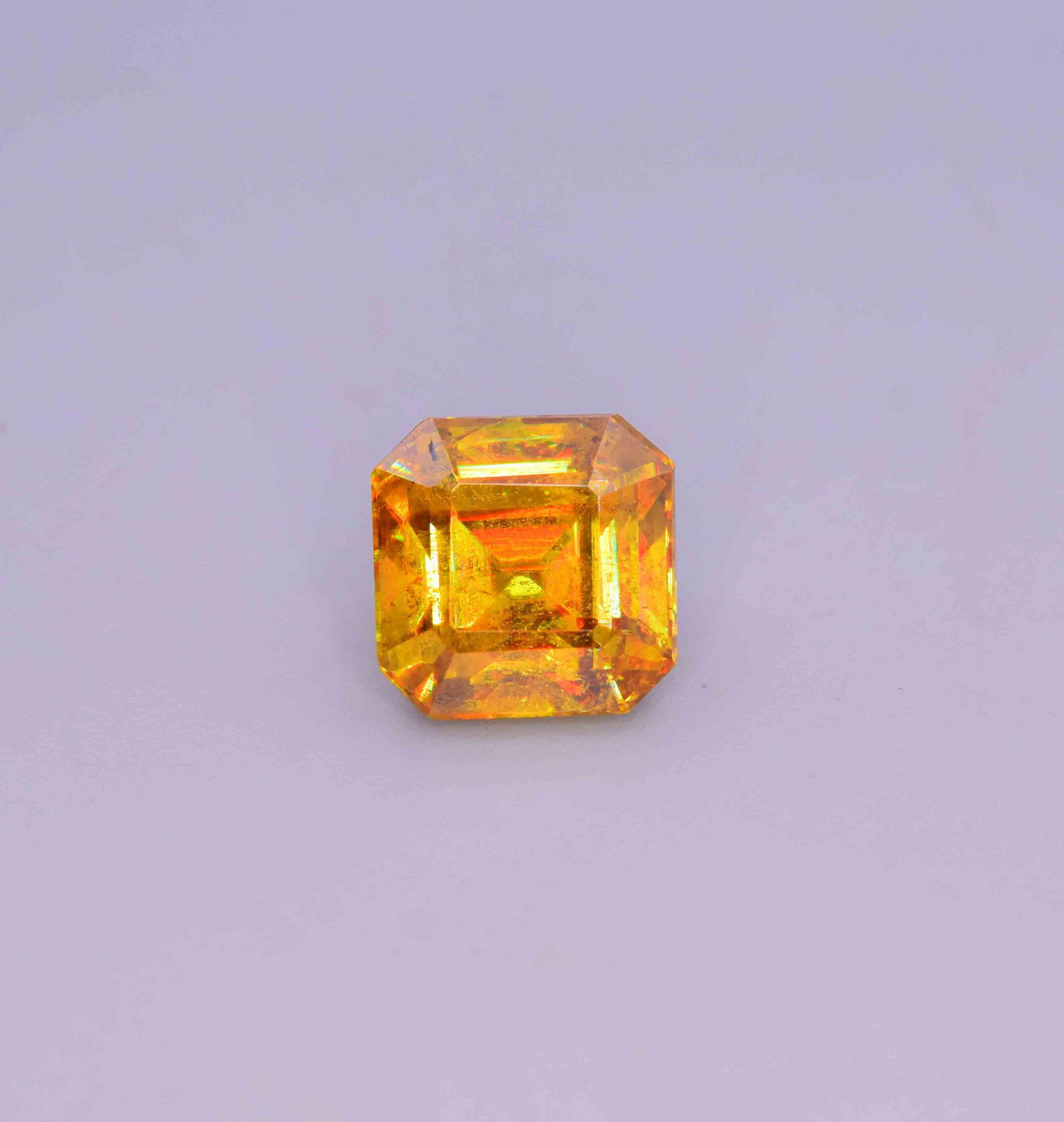 Natural Titanite Sphene Gemstone , Square Emerald Cut Ring\Jewelry Size Loose Gemstone,3.80Carat - 5