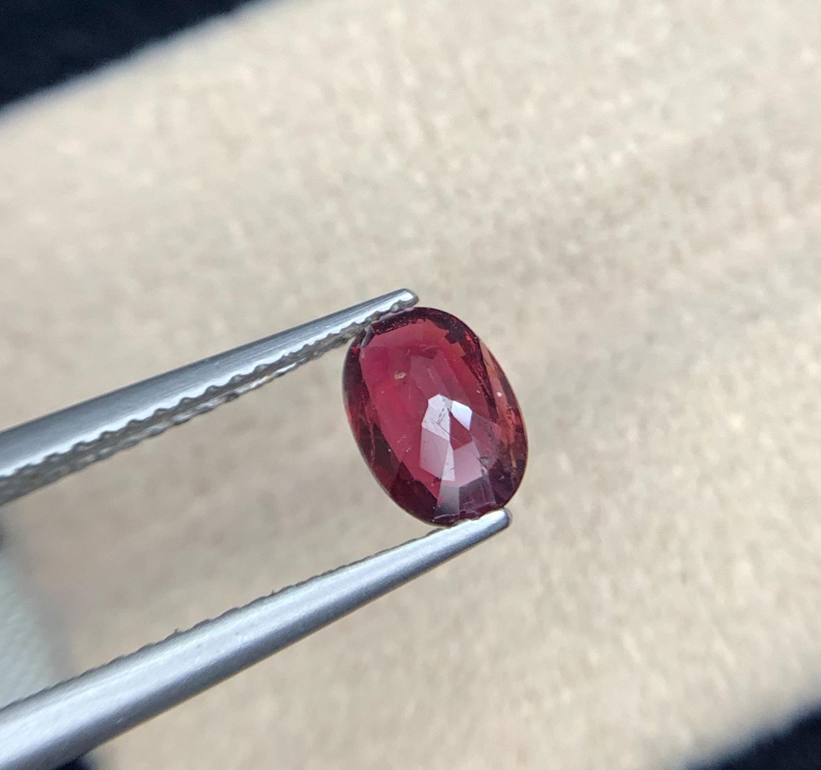 Vivid Blood Red Ruby Gemstone, Natural Ruby From Mozambique, Oval Cut Ruby Ring Jewelry Making, 1.15 - 10