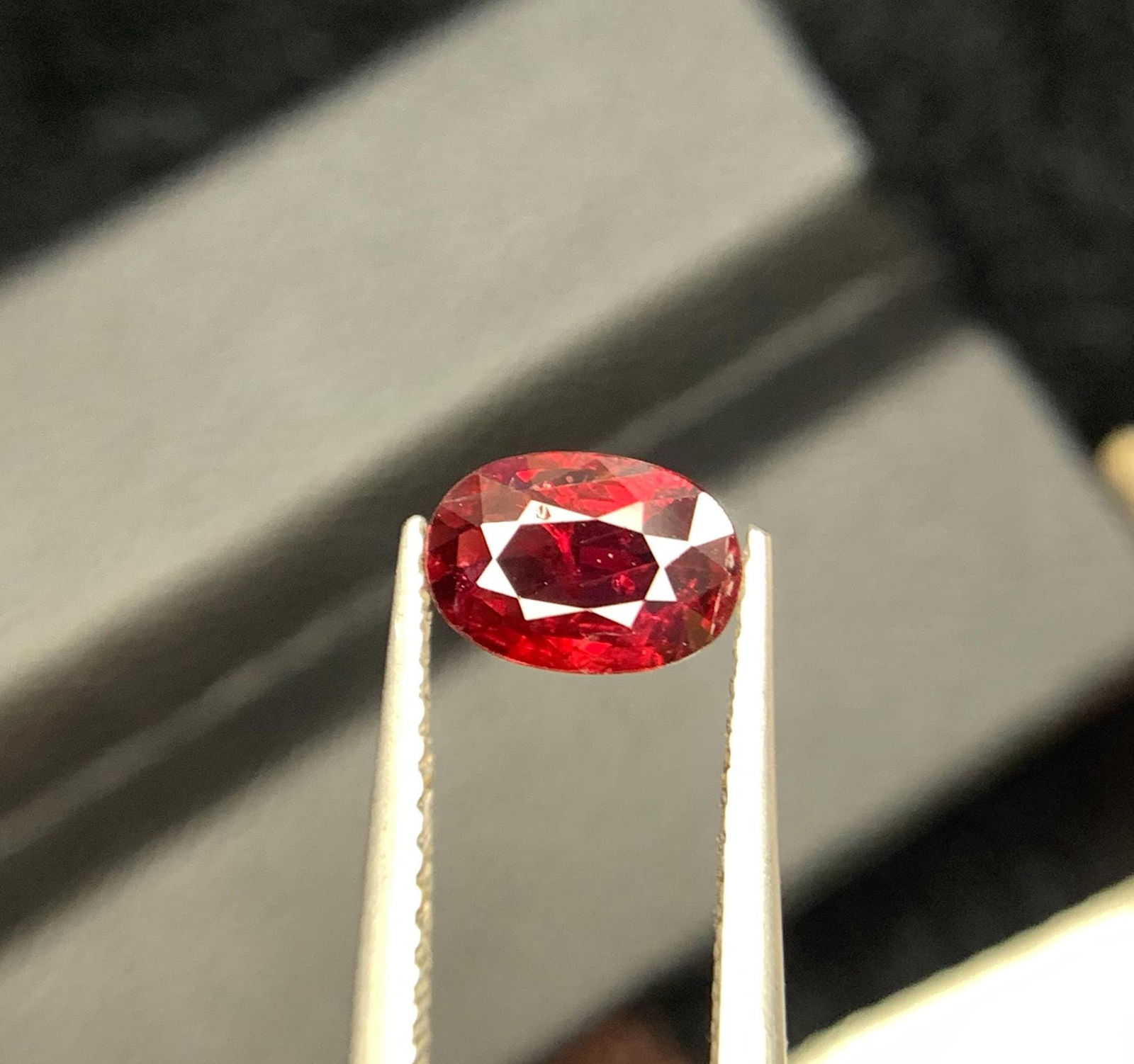 Vivid Blood Red Ruby Gemstone, Natural Ruby From Mozambique, Oval Cut Ruby Ring Jewelry Making, 1.15 - 4