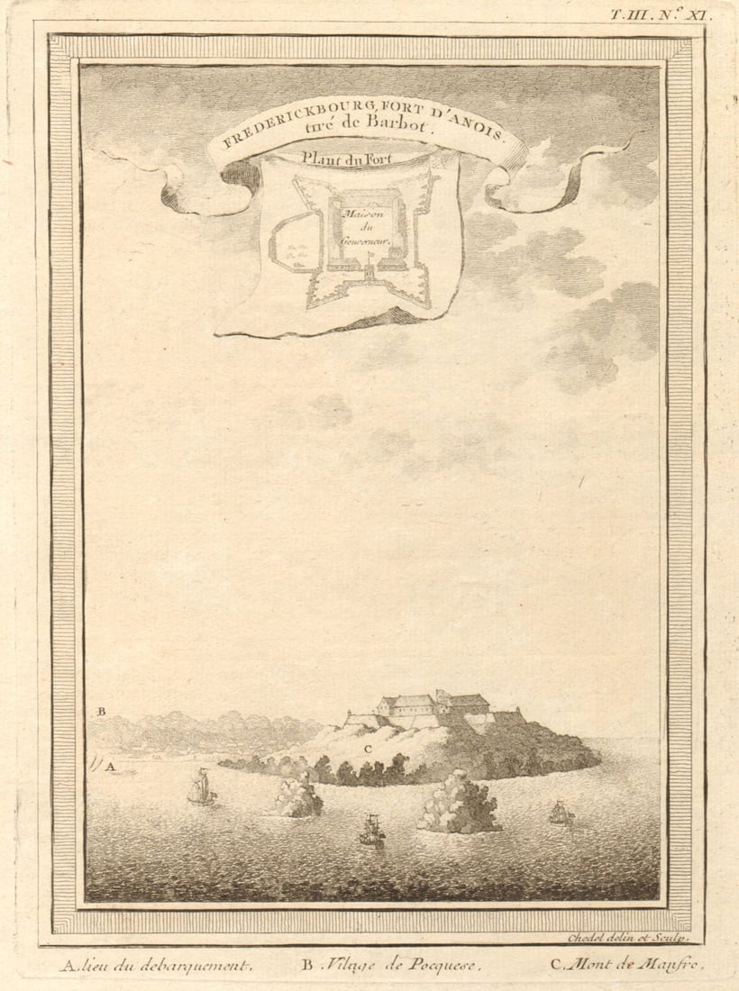 Danish Fort Frederiksborg (later Ft Royal), Amanful Hill, Cape Coast, Ghana 1747 (1 of 1)