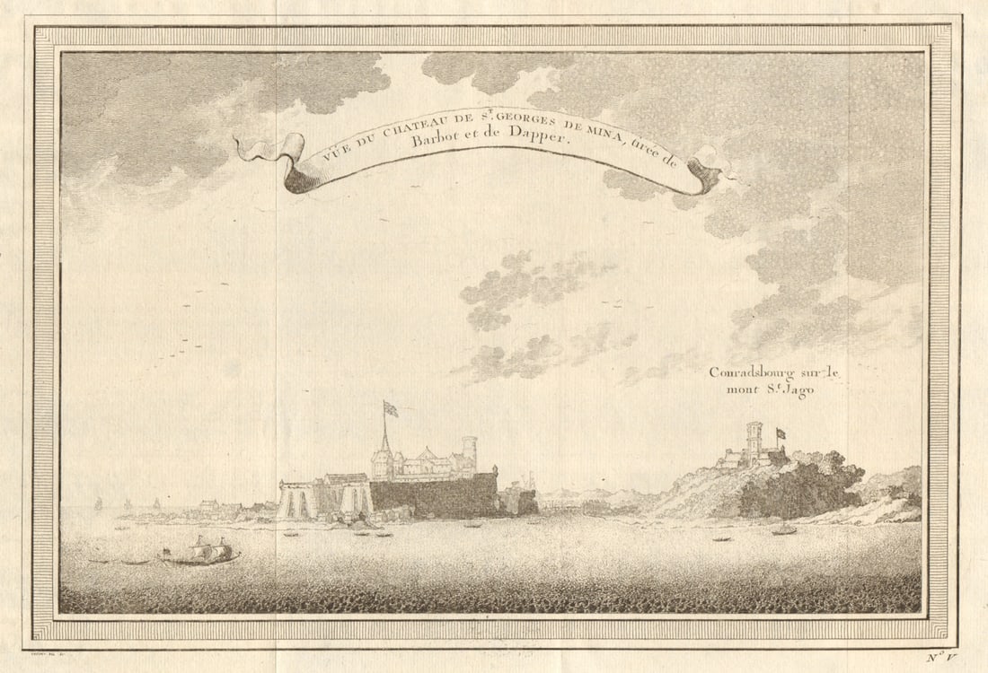 Ghana. Elmina Castle. Fort Conraadsburg. São Jorge/Tiago da Mina. St George 1747 (1 of 1)