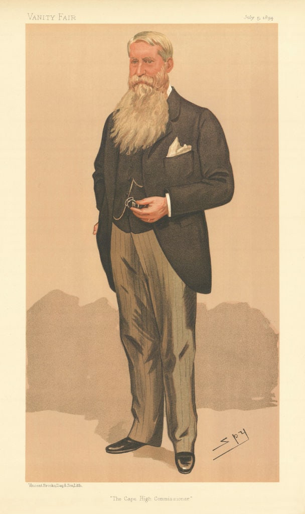 VANITY FAIR SPY CARTOON Henry Loch 'The Cape High Commissioner' S. Africa 1894 (1 of 1)