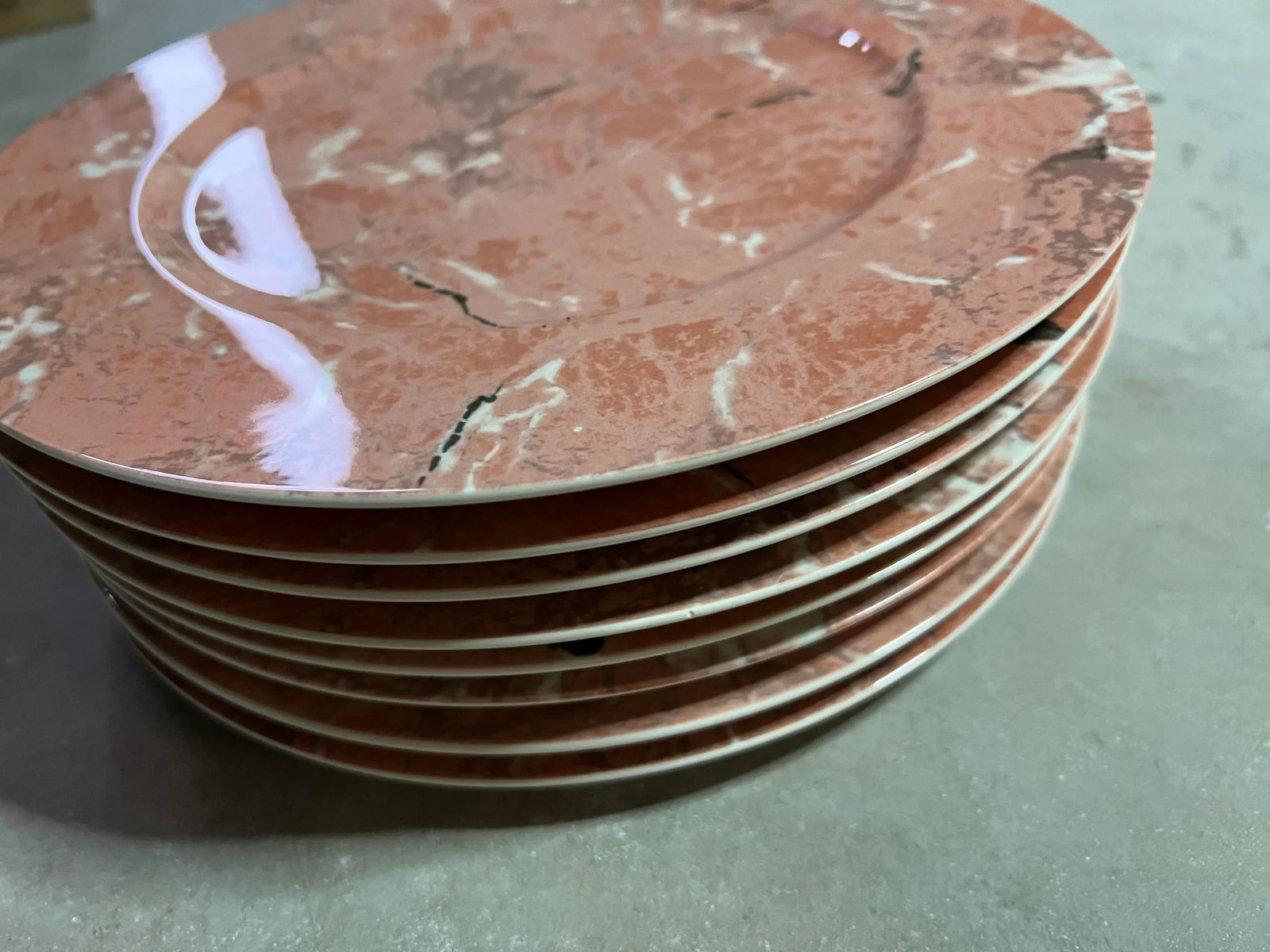 Villeroy & Boch Marble Style Plates - Set of 8 - 3