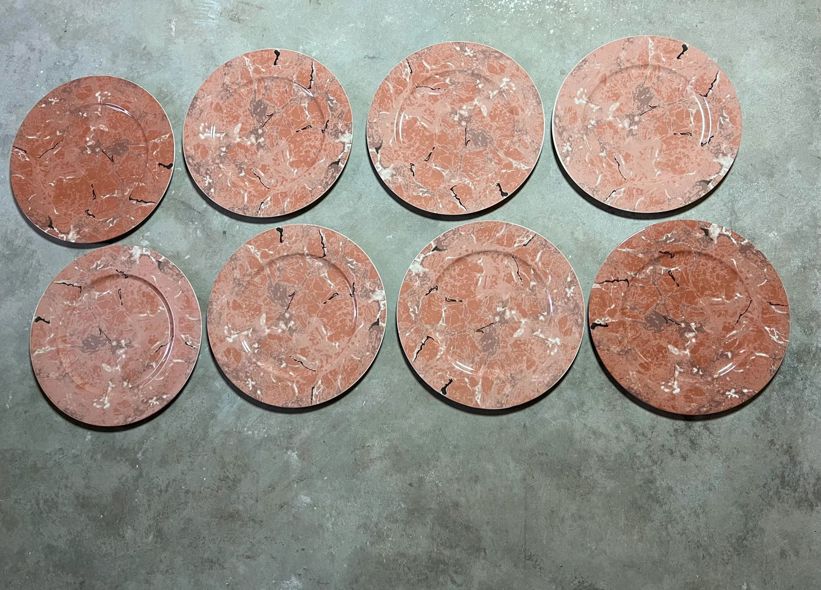 Villeroy & Boch Marble Style Plates - Set of 8 - 4