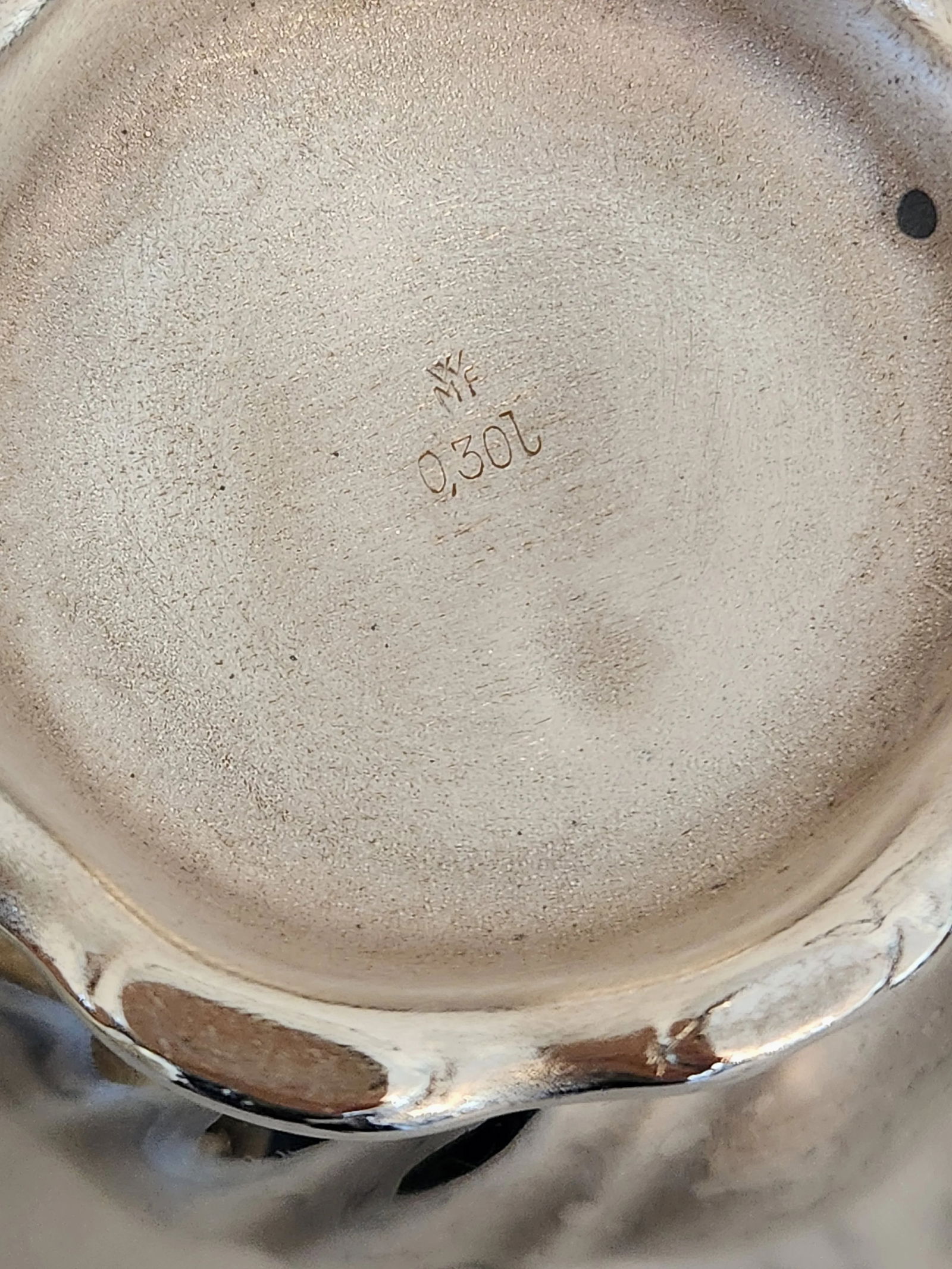 Art Deco German Silver Enamel Tea & Coffee Service, Attributed to Wmf, Circa 1930s - 12