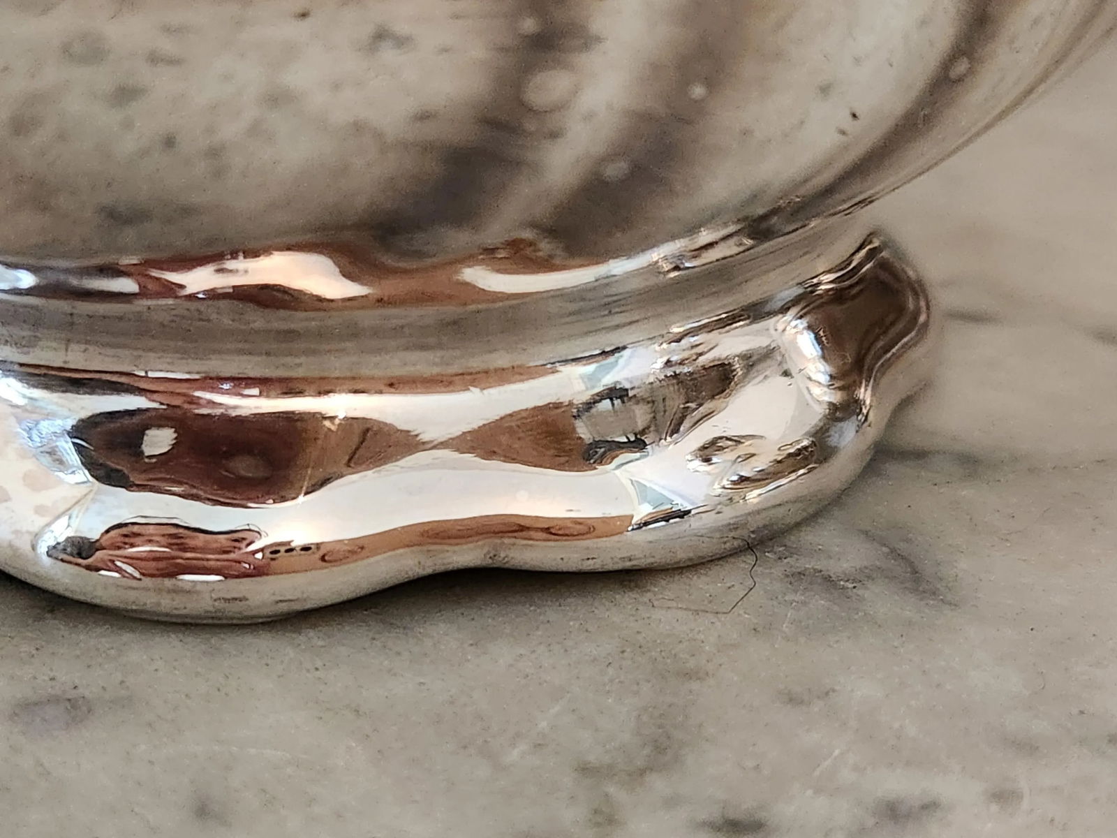 Art Deco German Silver Enamel Tea & Coffee Service, Attributed to Wmf, Circa 1930s - 3