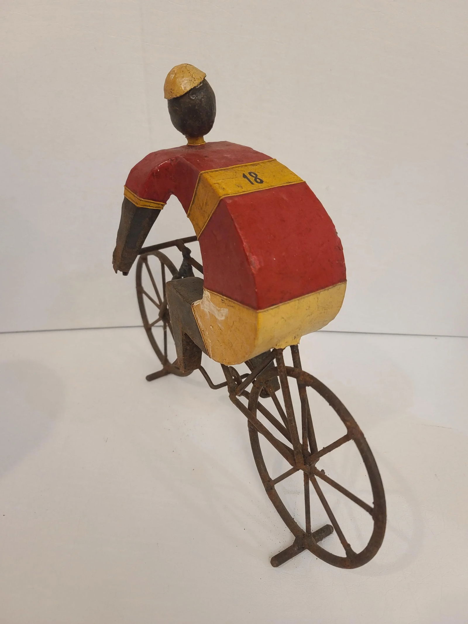Vintage Manuel Felguerez Modern Bicyclist Sculpture - 4