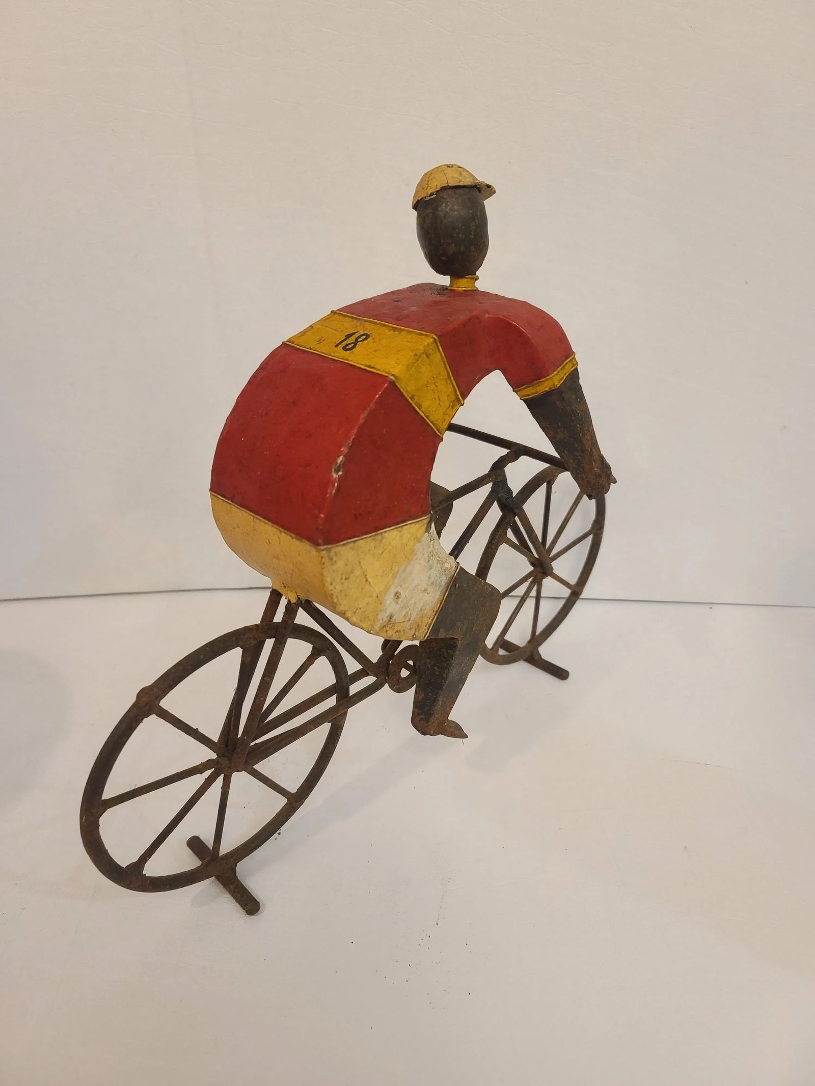 Vintage Manuel Felguerez Modern Bicyclist Sculpture - 6