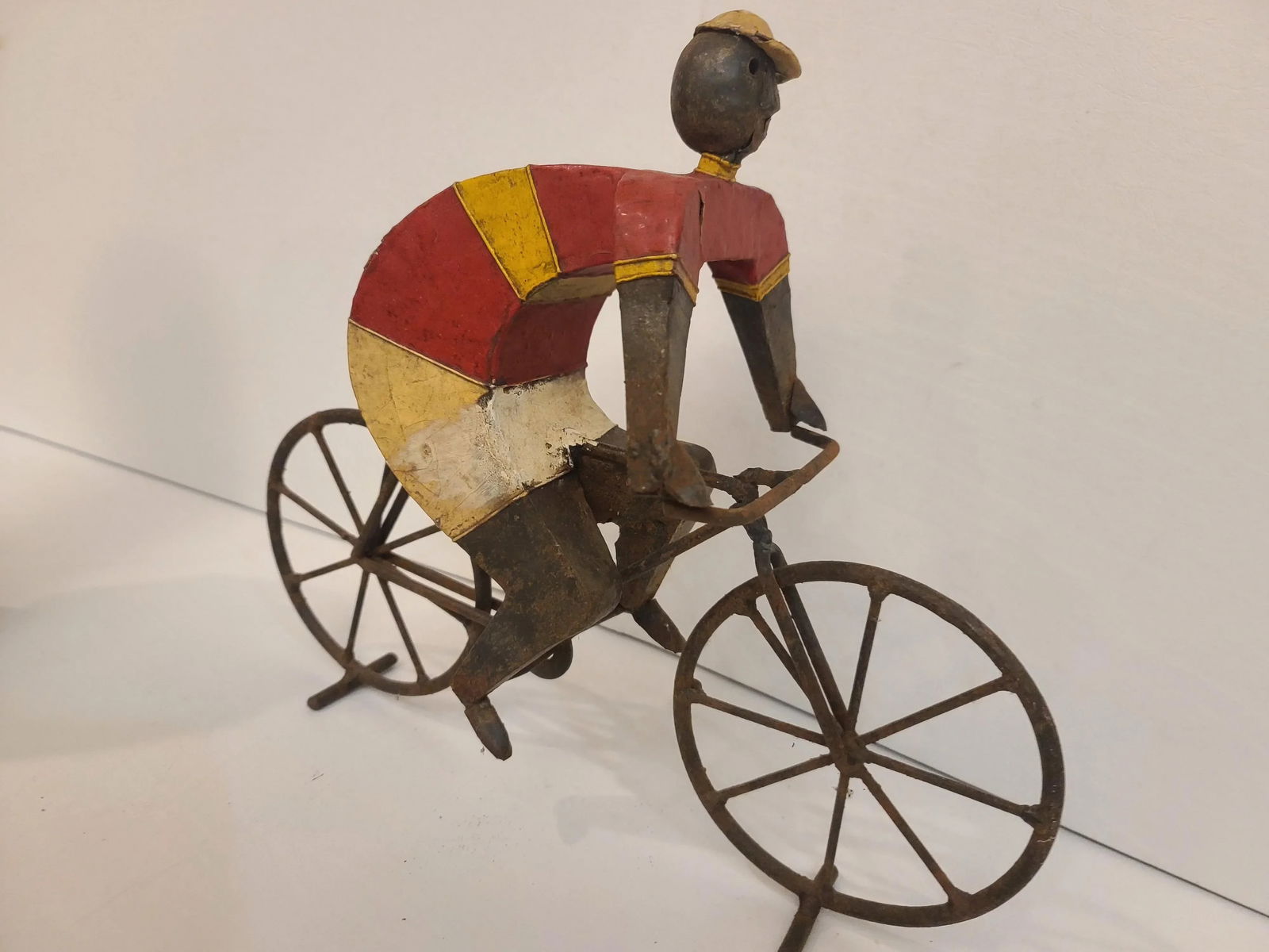 Vintage Manuel Felguerez Modern Bicyclist Sculpture - 7