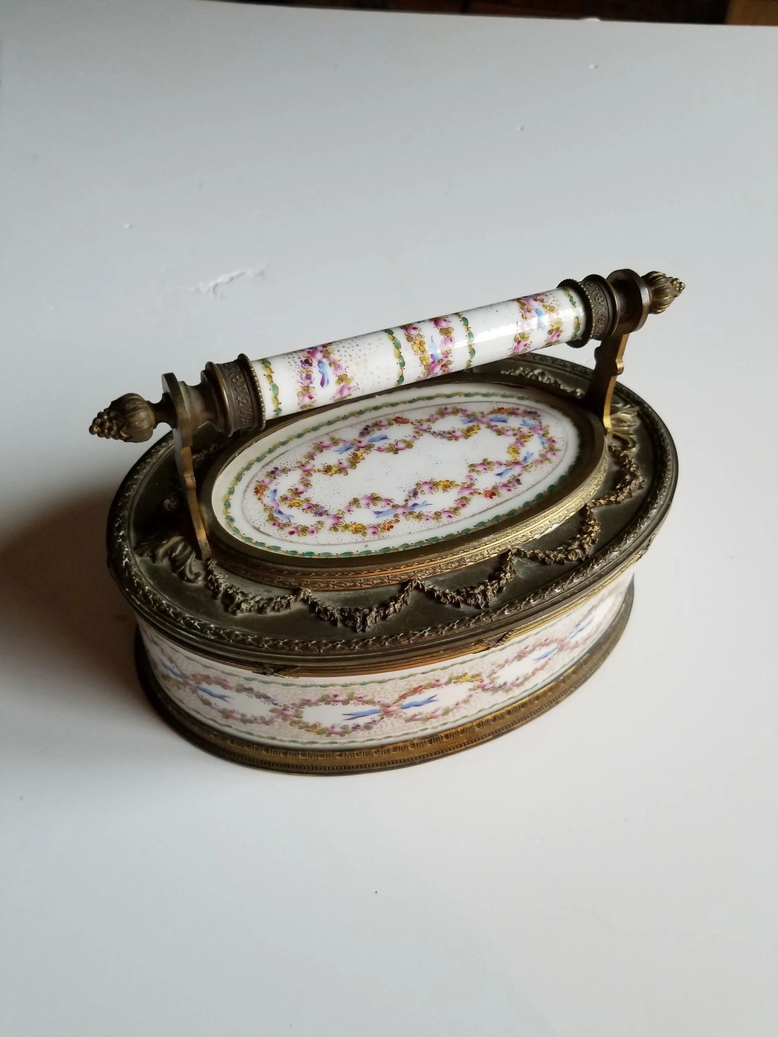 Late 19th Century Bronze Mounted Sevres Box - 4