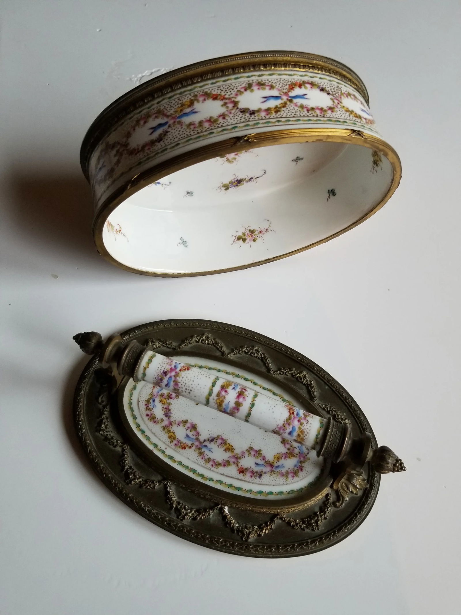 Late 19th Century Bronze Mounted Sevres Box - 6