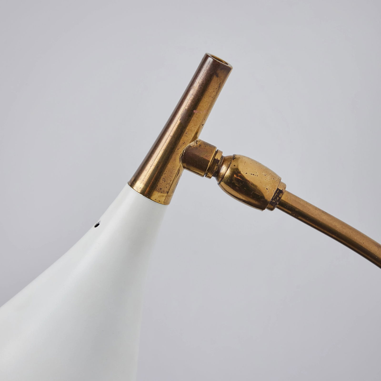 1960s Cosack Leuchten Brass & White Metal Wall Lights - a Pair - 10