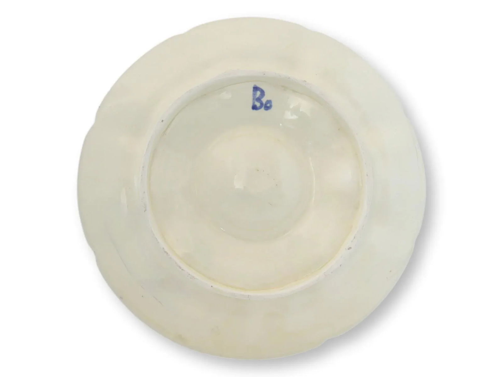 19th-C French Majolica Oyster Plates, Set of 6 - 4