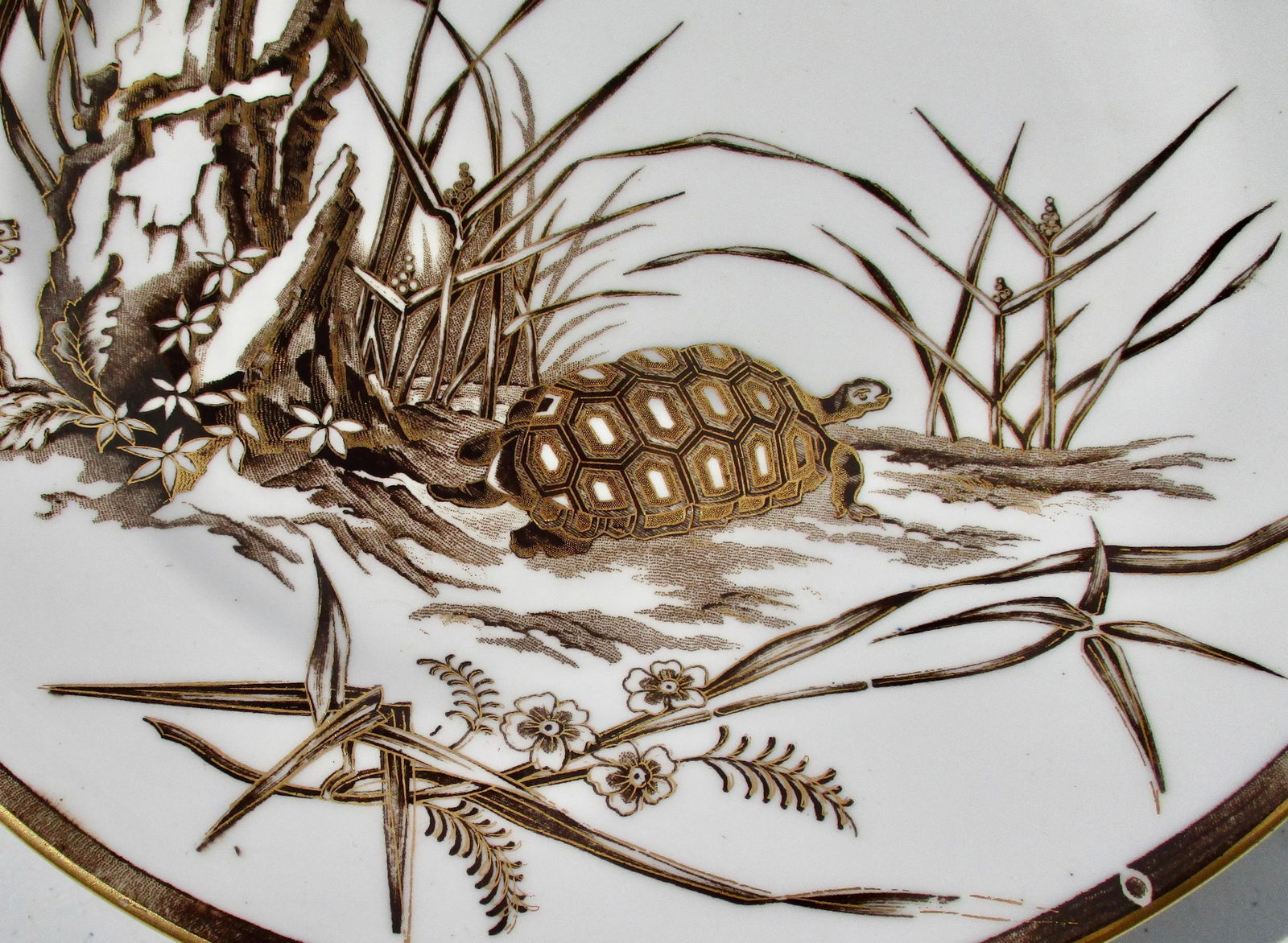 Four Royal Worcester Hand Painted English Porcelain Serving Dishes 1870's - a Set of 4 - 8