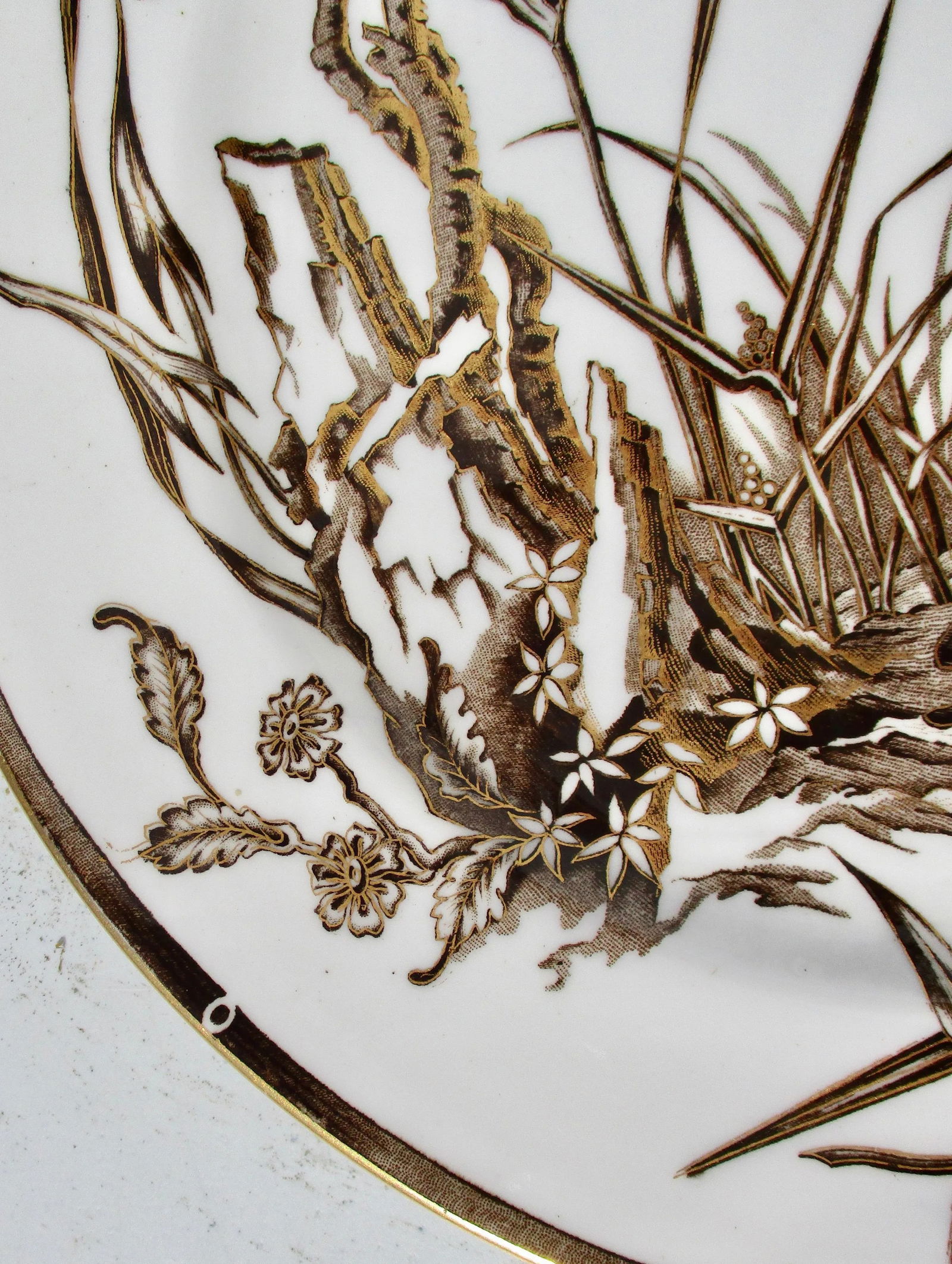 Four Royal Worcester Hand Painted English Porcelain Serving Dishes 1870's - a Set of 4 - 9