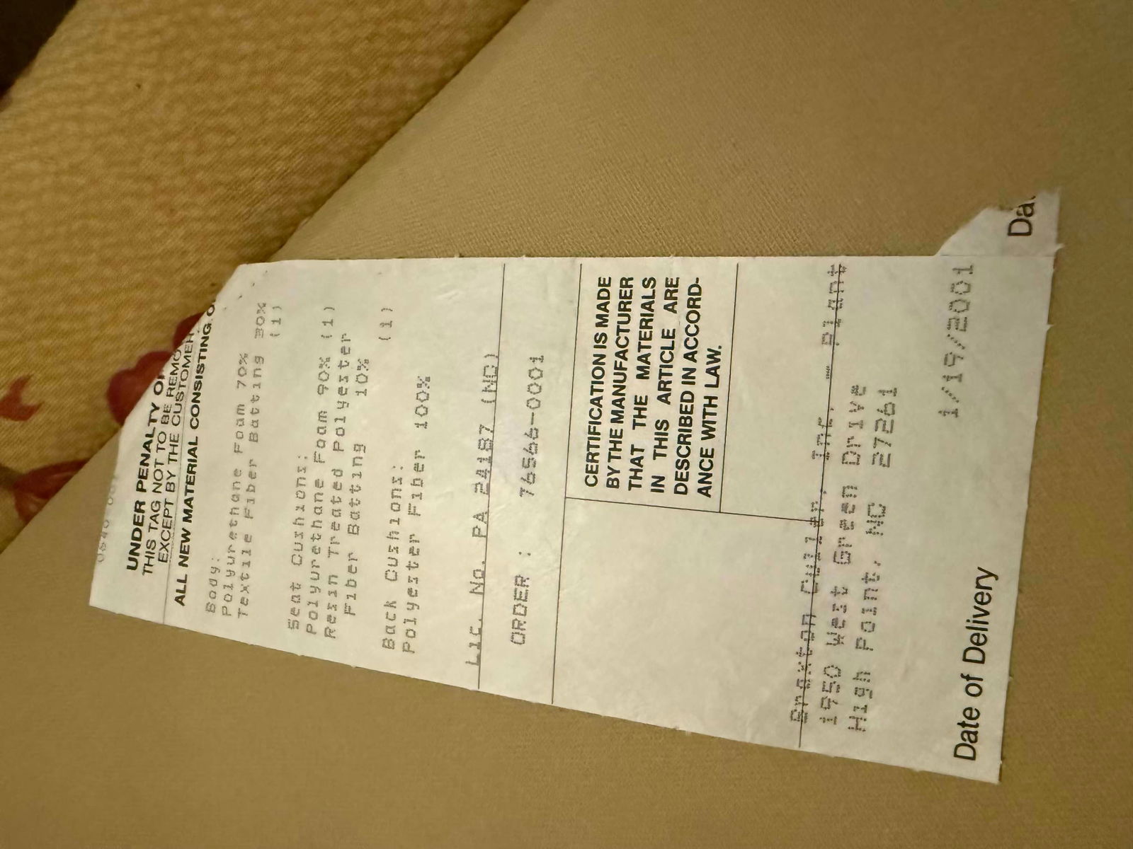 Braxton Culler Chippendale Style Floral-Upholstered Wingback Armchair - 8