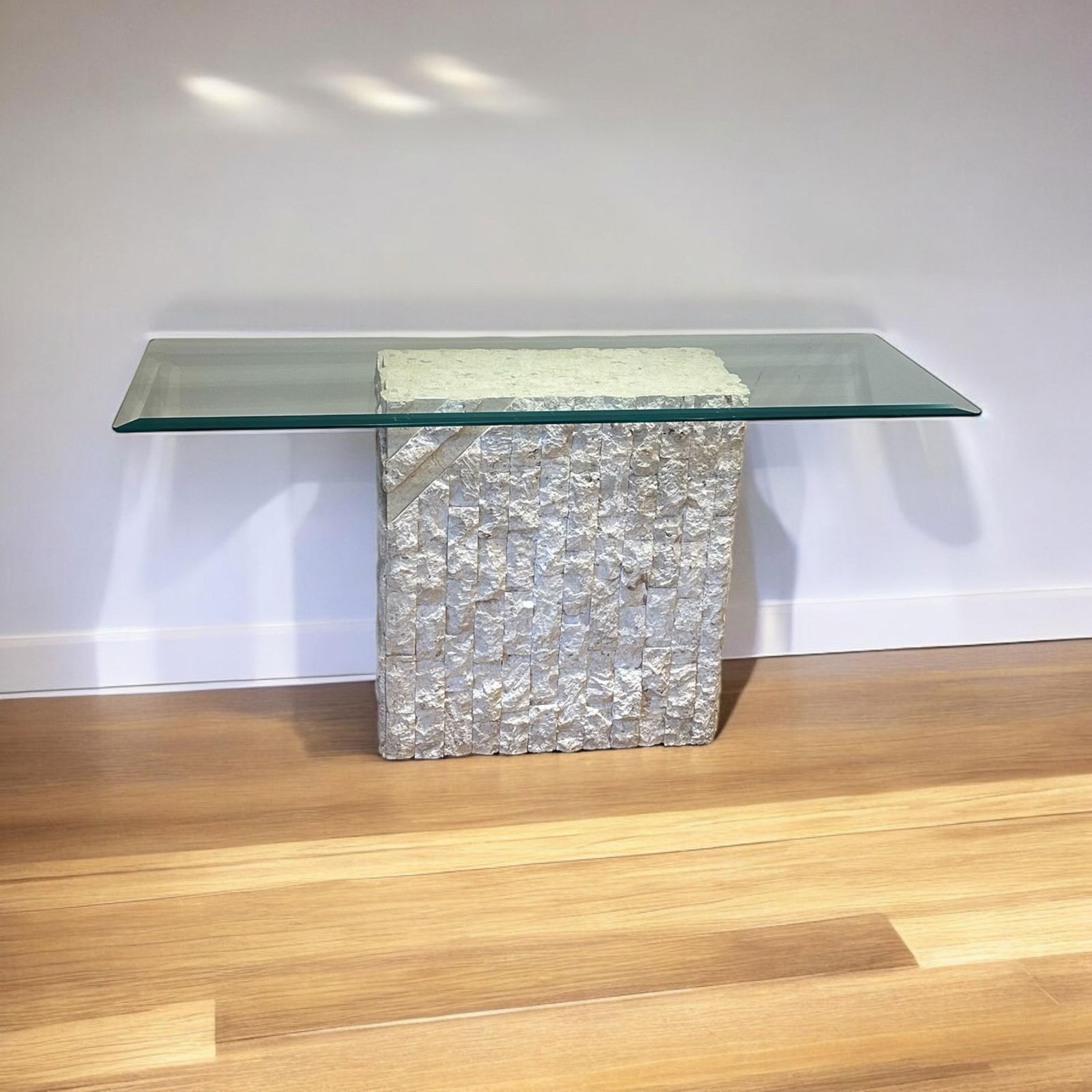 Modernist Tesselated Stone Table Set of 3 - 8