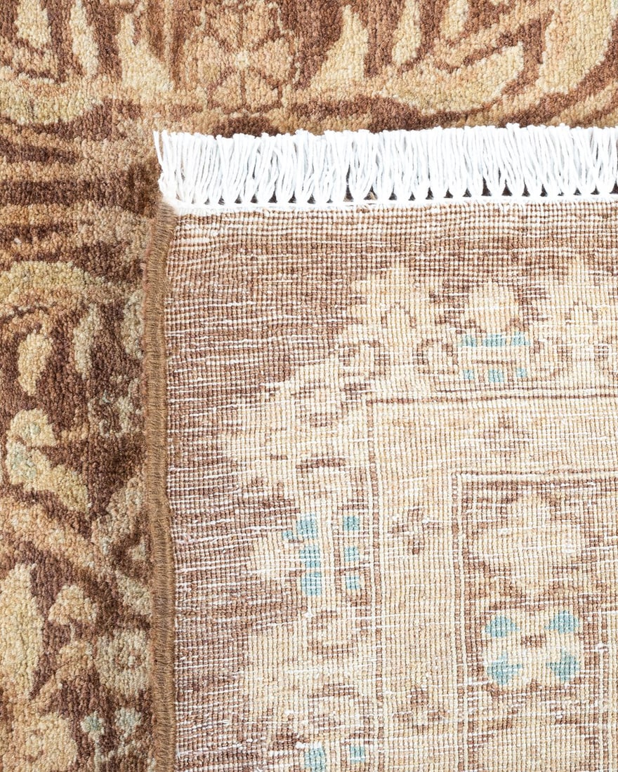 Mogul, One-of-a-Kind Hand-Knotted Area Rug - Brown, 6' 1" x 8' 10" - 5