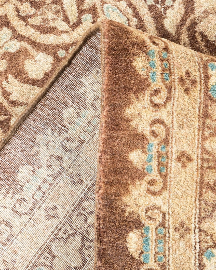 Mogul, One-of-a-Kind Hand-Knotted Area Rug - Brown, 6' 1" x 8' 10" - 6