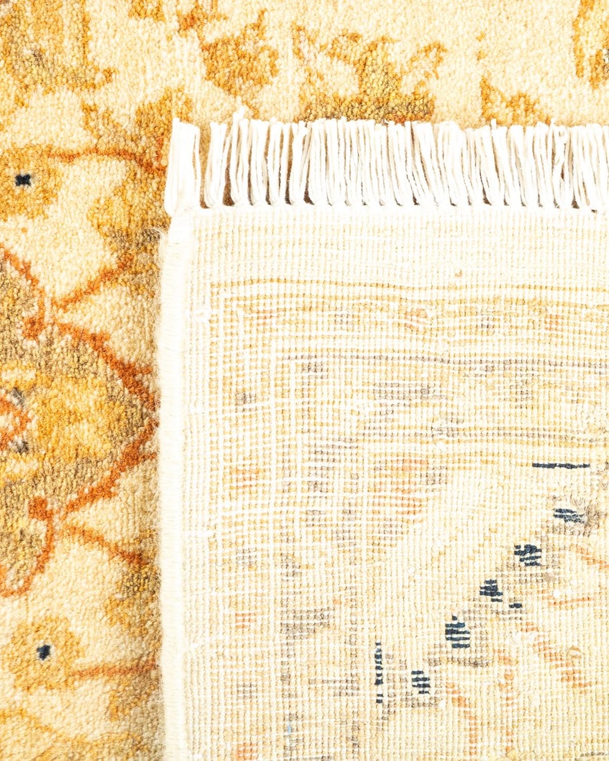 Mogul, One-of-a-Kind Hand-Knotted Area Rug - Ivory, 4' 1" x 6' 5" - 5