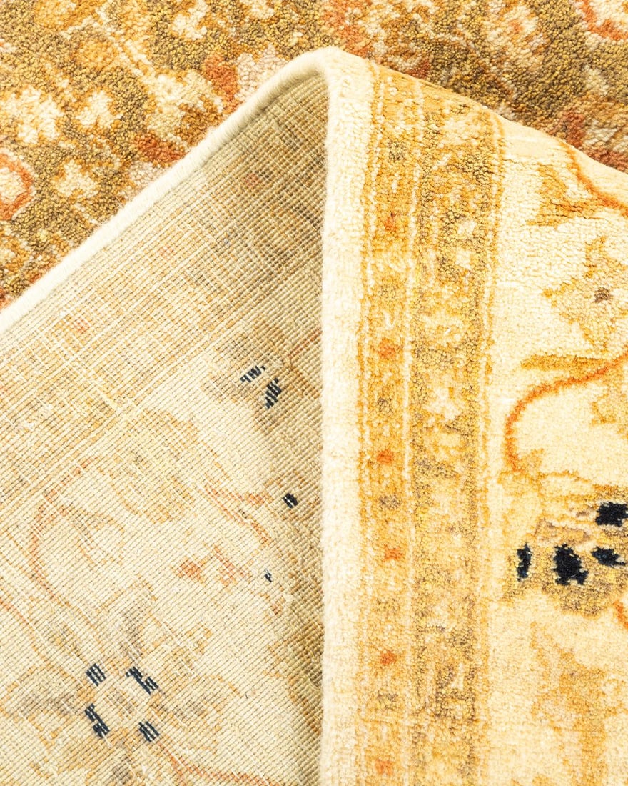 Mogul, One-of-a-Kind Hand-Knotted Area Rug - Ivory, 4' 1" x 6' 5" - 6