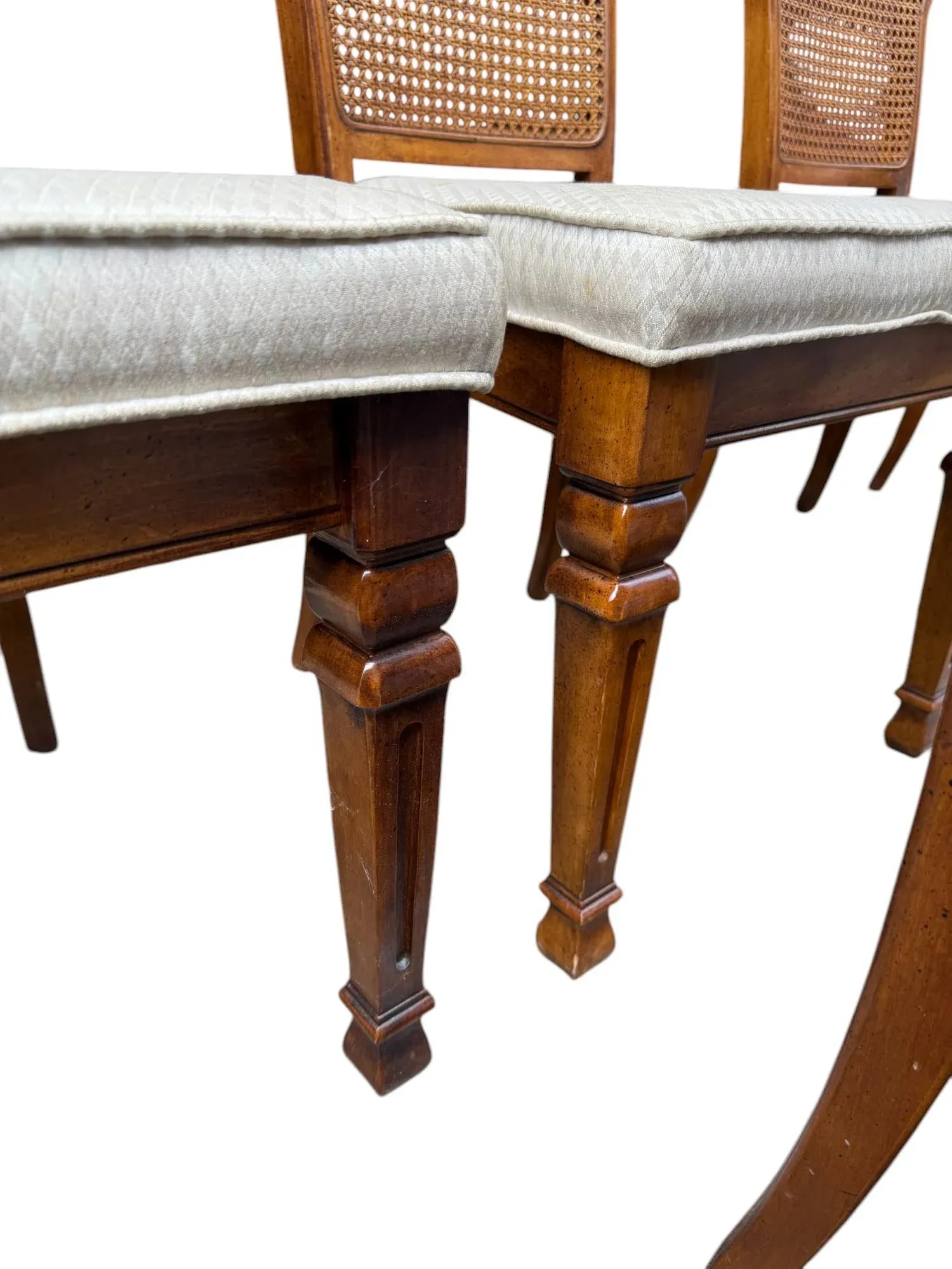 Stanley Cane Dining Chairs - Set of 6 - 5