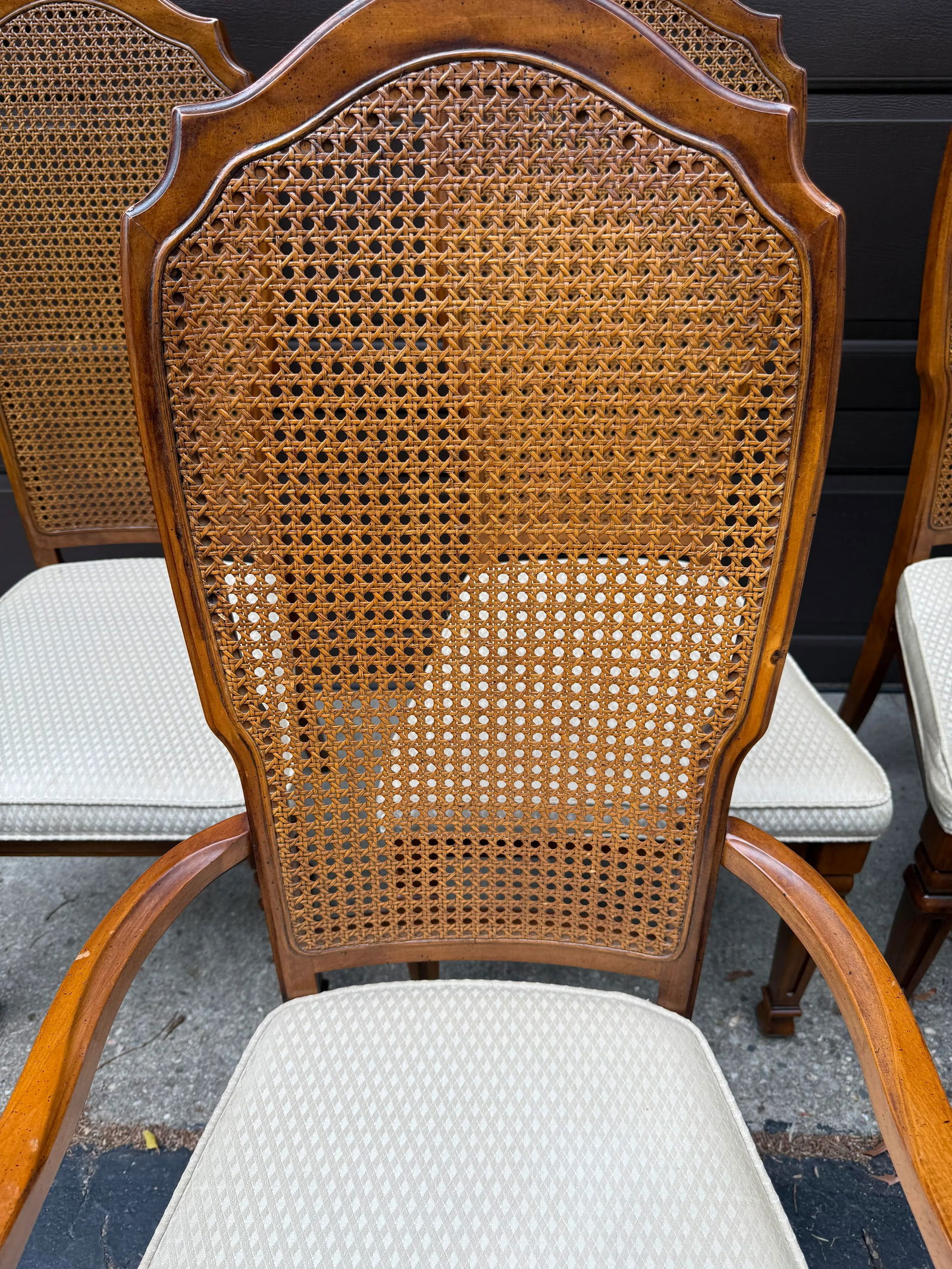 Stanley Cane Dining Chairs - Set of 6 - 6