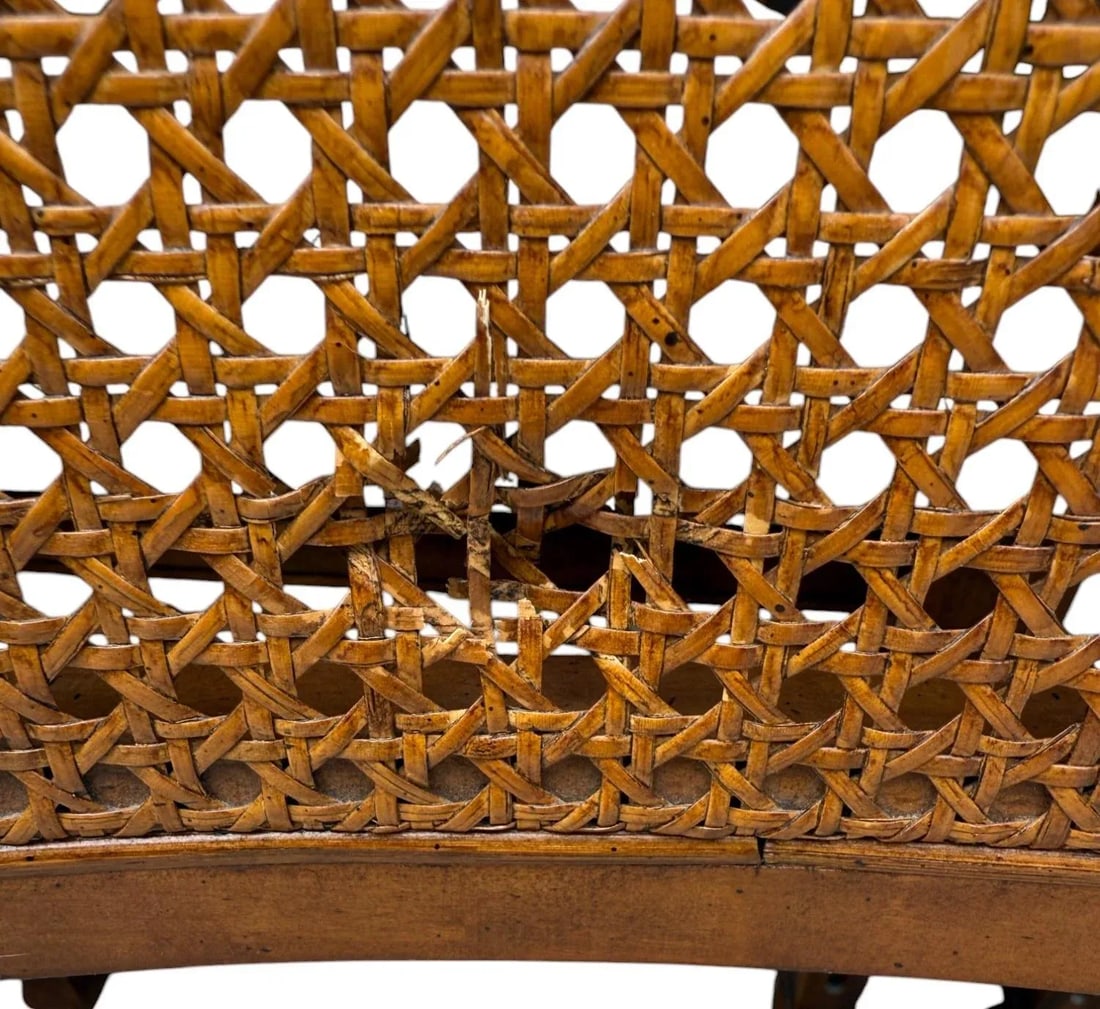 Stanley Cane Dining Chairs - Set of 6 - 8