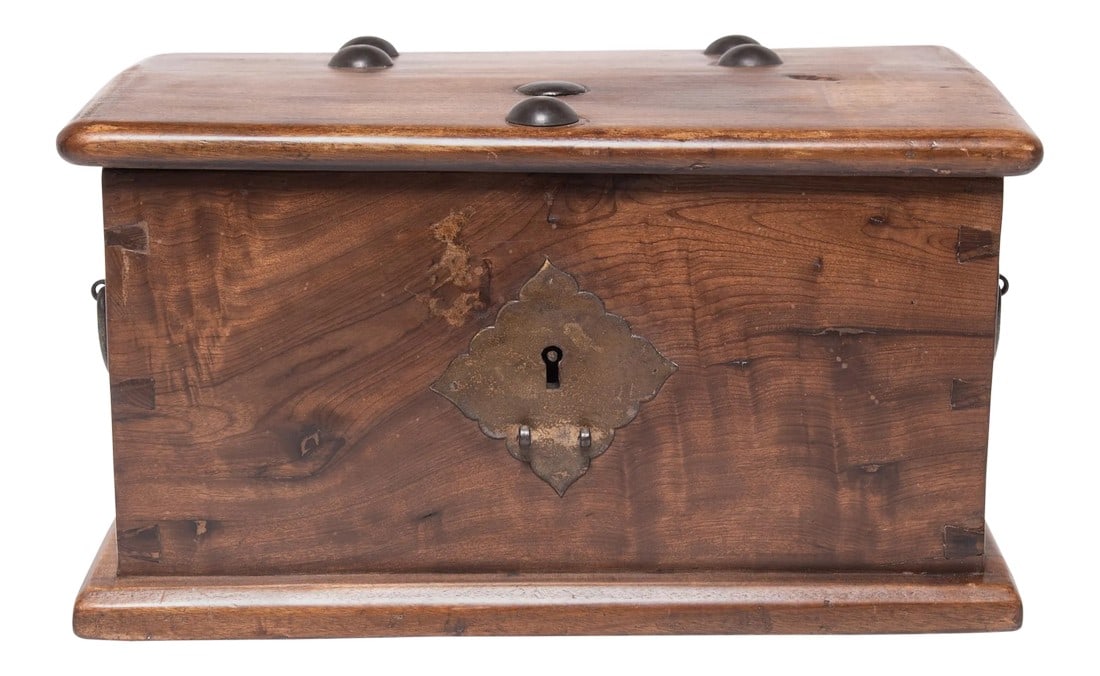 Chinese Studded Lock Box, C. 1800 (1 of 11)