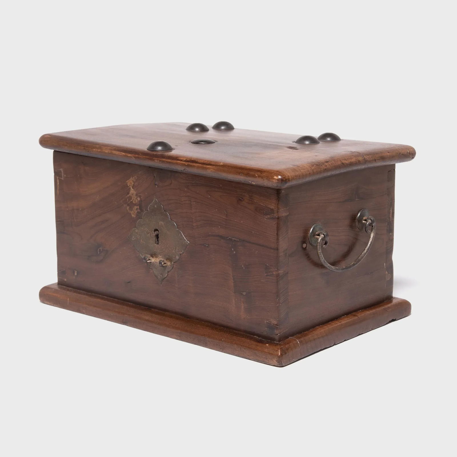 Chinese Studded Lock Box, C. 1800 - 2