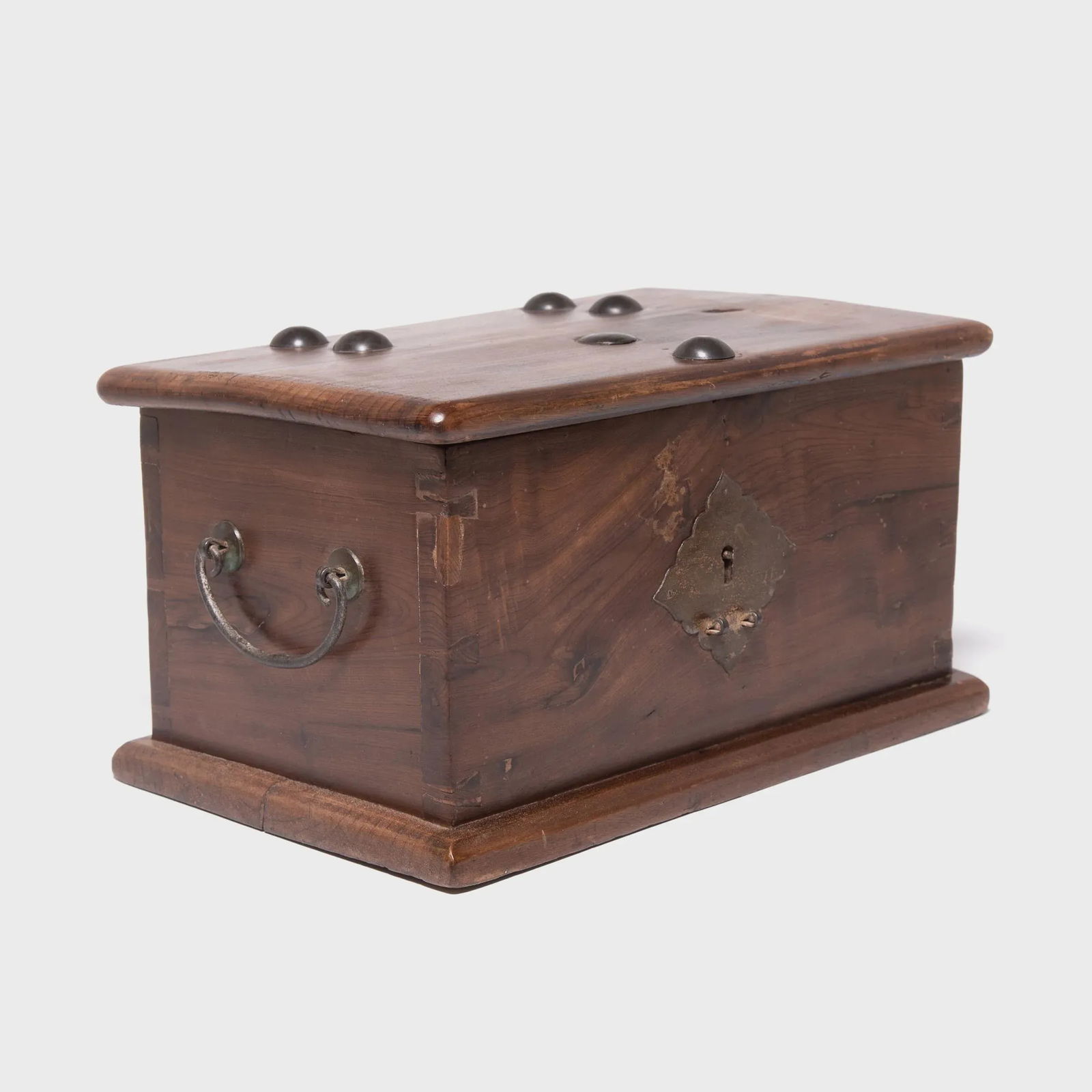 Chinese Studded Lock Box, C. 1800 - 4