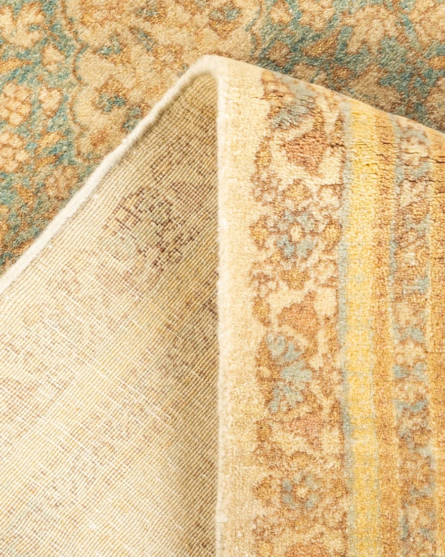 Mogul, One-of-a-Kind Hand-Knotted Area Rug - Ivory, 4' 1" x 6' 4" - 6